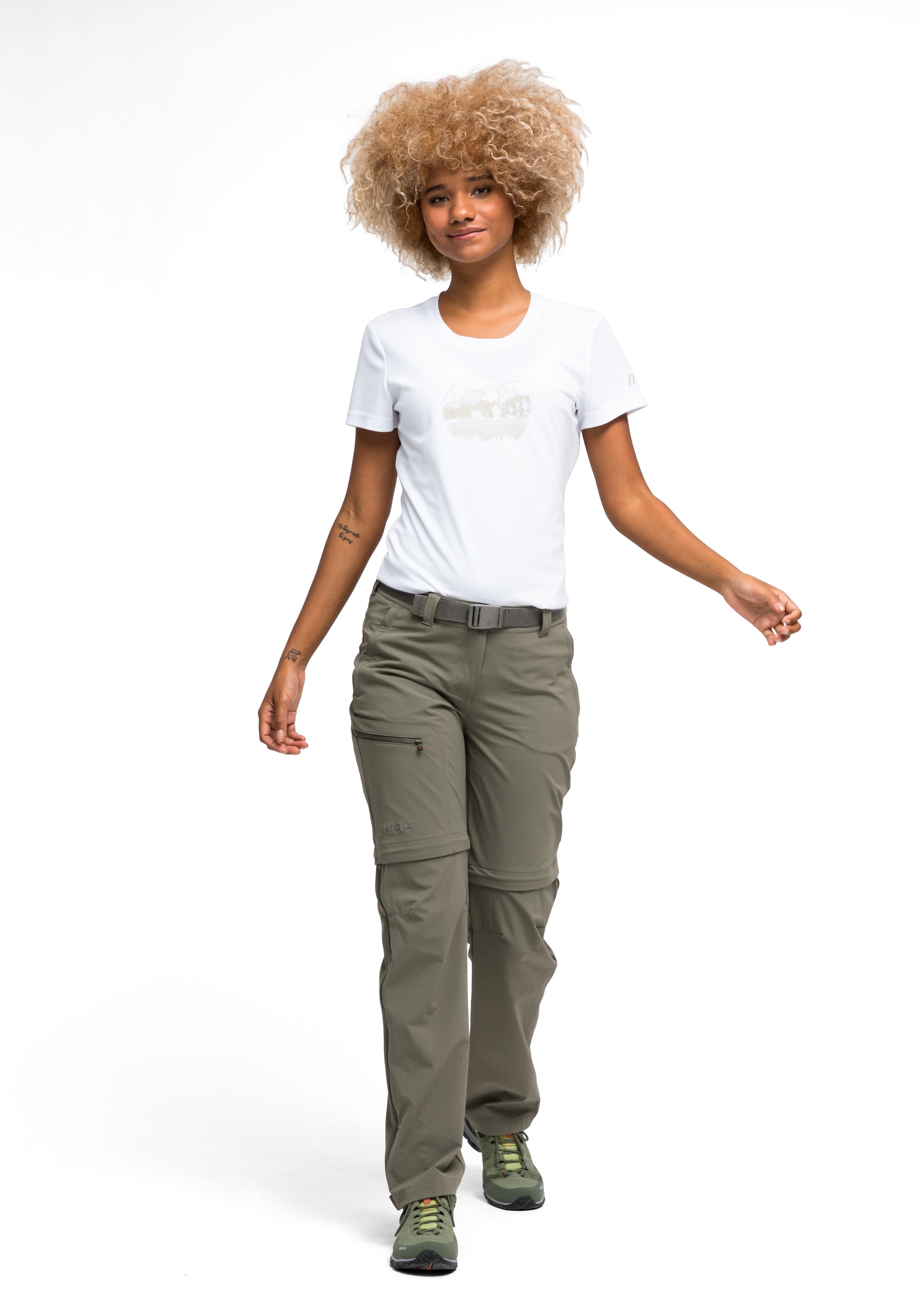 Maier Sports Funktionshose »Nata«, Damen Wanderhose, zipp-off Outdoor-Hose, 3 Taschen, Regular Fit
