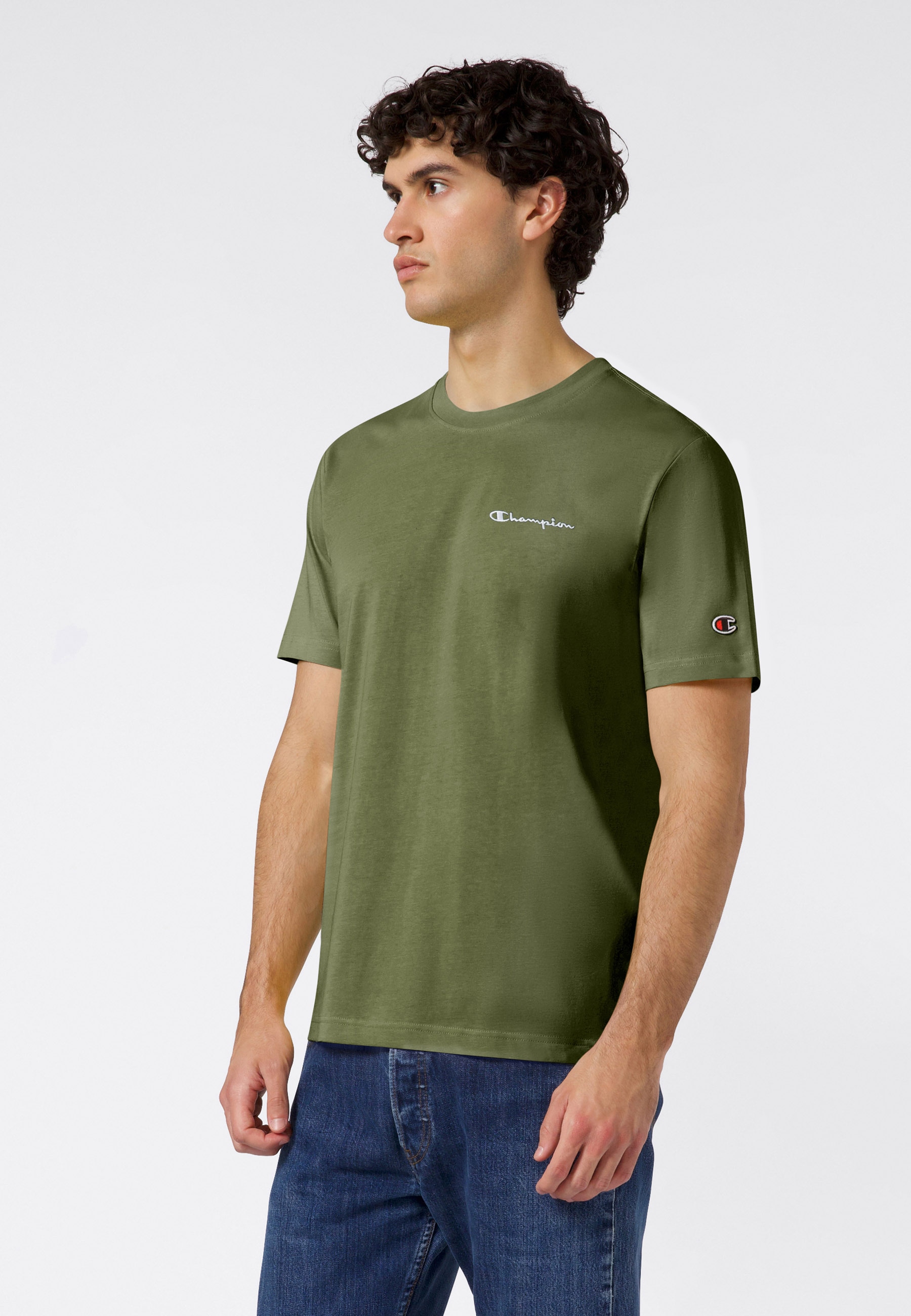 Champion T-Shirt »ICONS CONTRAST  SS Tee« sportlicher Schnitt, Kurzarm, für sportliche Aktivitäten