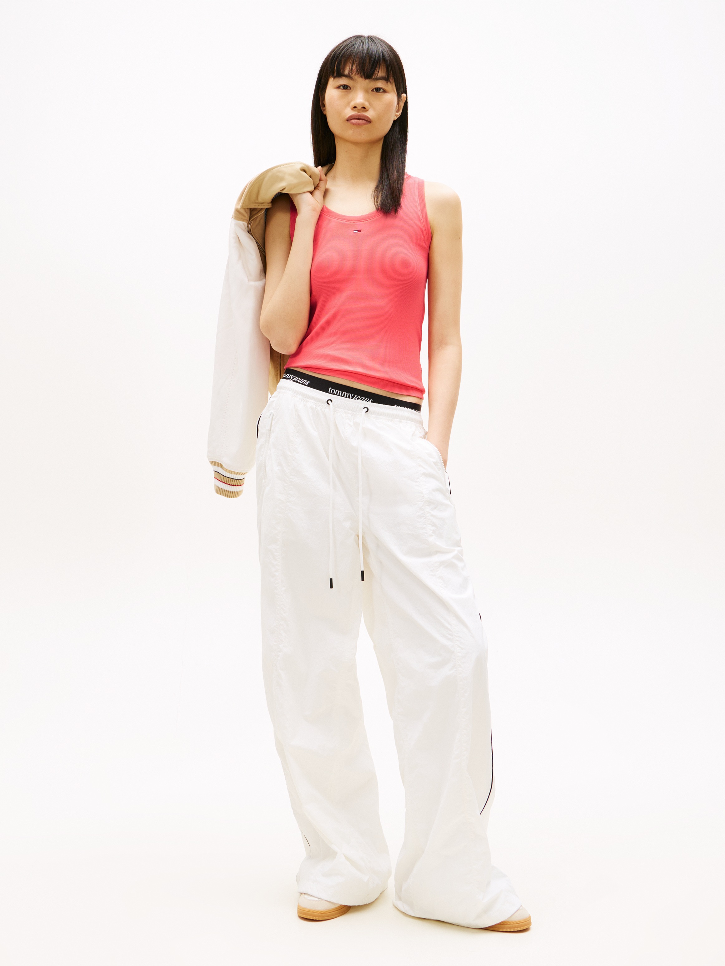 Tommy Jeans Tanktop »TJW ESSENTIAL RIB TANK EXT« mit gerippter Struktur