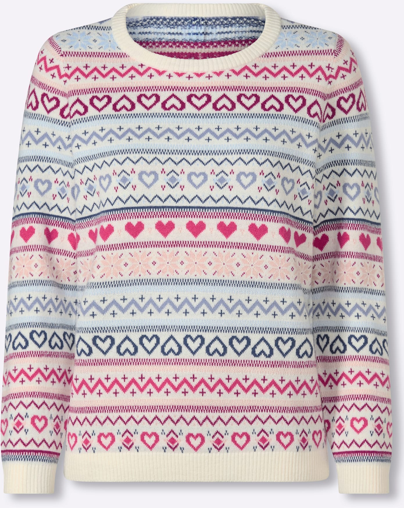 Classic Basics Jacquardpullover »Langarm-Pullover«
