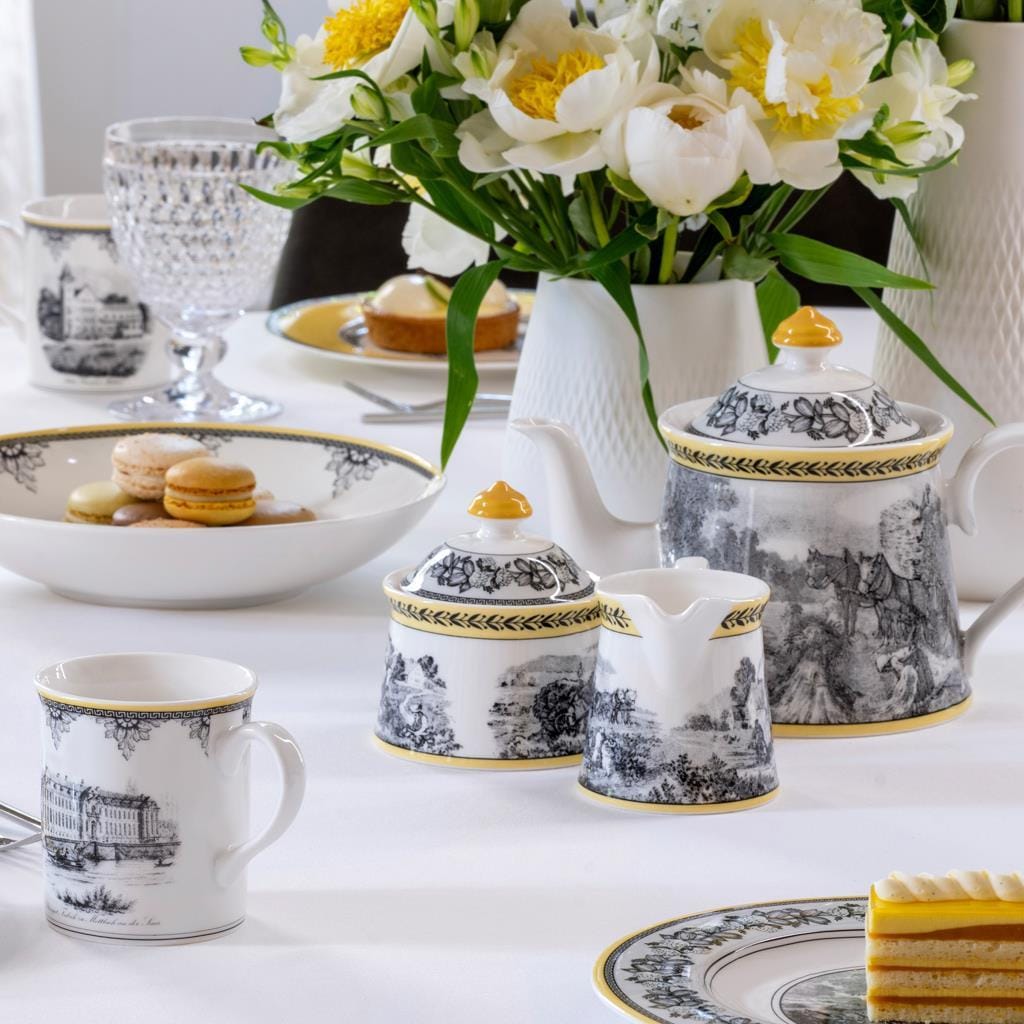 Villeroy & Boch Milch- und Zuckerset »Milch & Zucker Set Audun Ferme 300 ml 2er Set bunt« Spülmaschinengeeignet, Mikrowellengeeignet