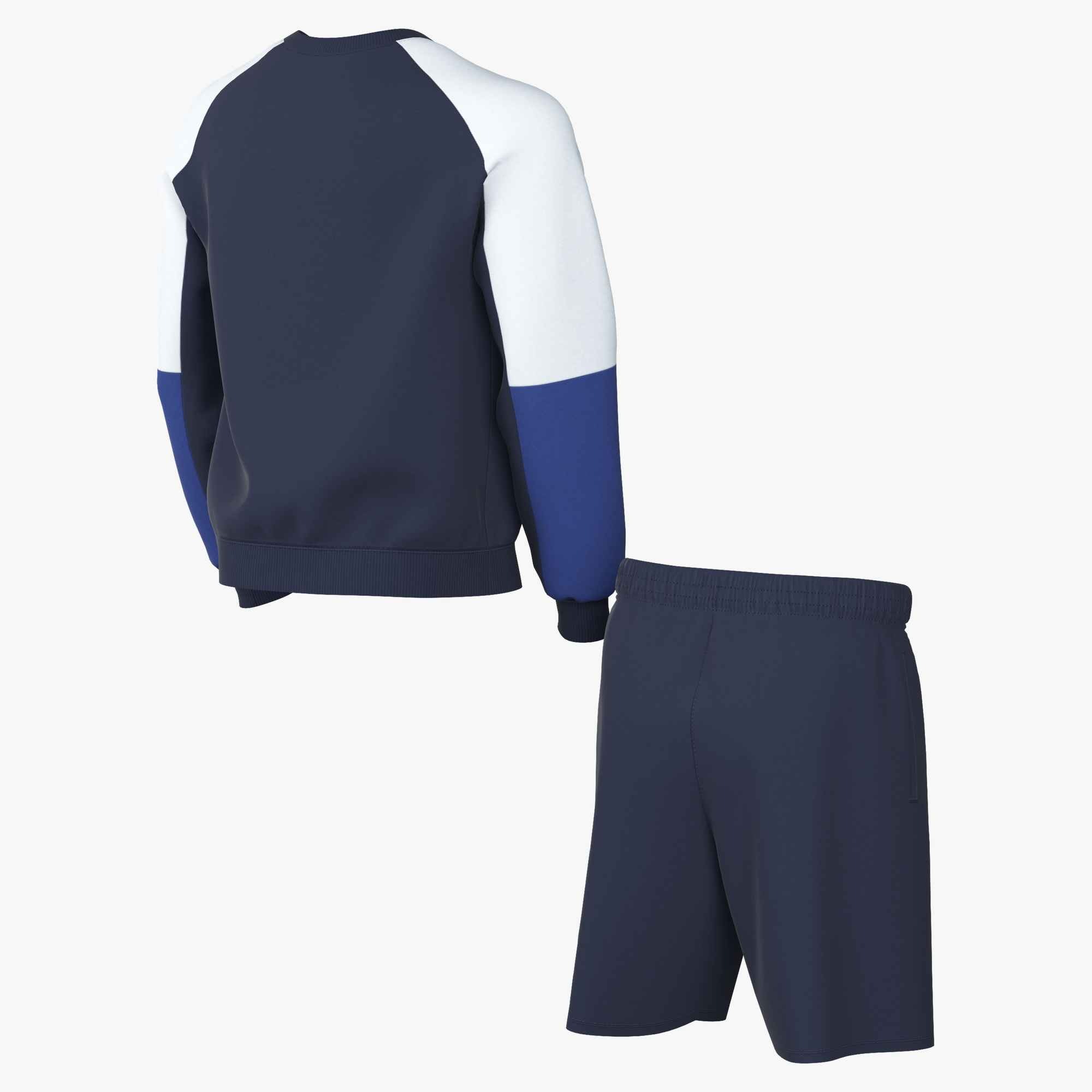 Nike Sportswear Trainingsanzug »K NSW SHORTS TRACKSUIT CREW« 2 zweiteiliges Set, mit Taschen oben und unten, schweißableitend