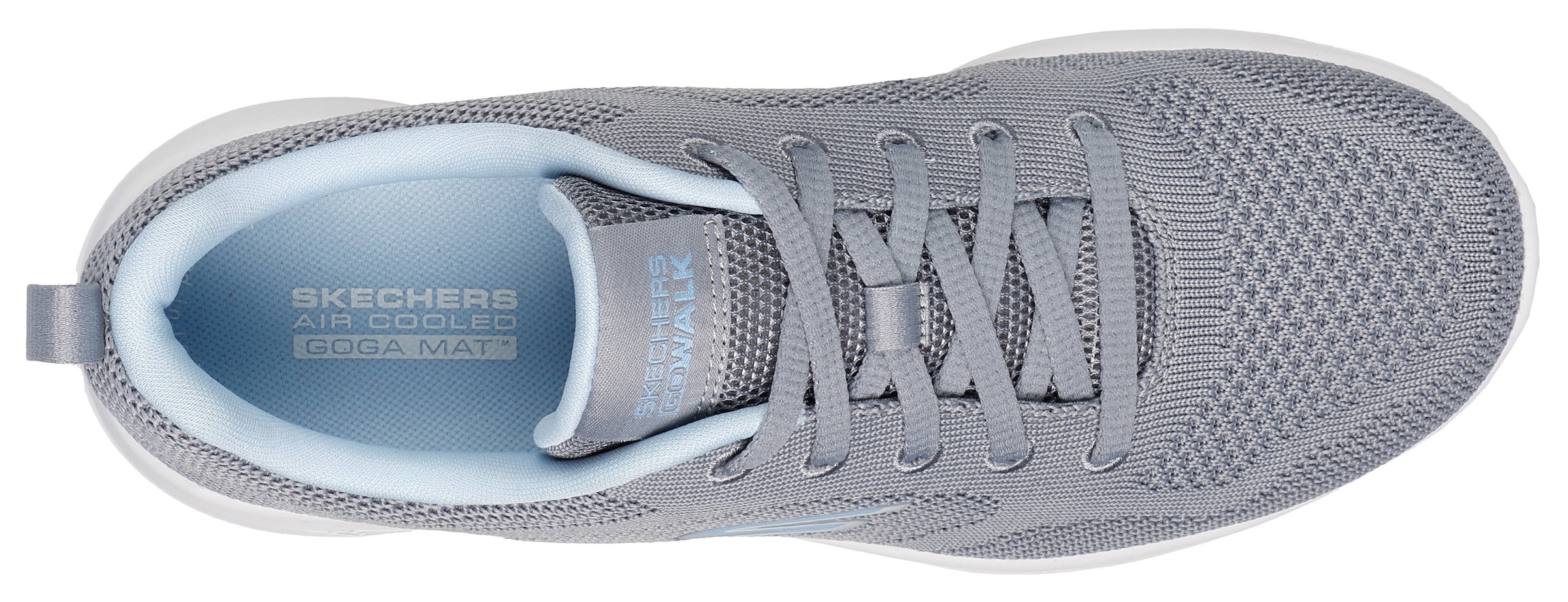 Skechers Sneaker »GO WALK JOY-VIOLET«, Trainingsschuh, Schnürschuh mit Goga Mat Technologie