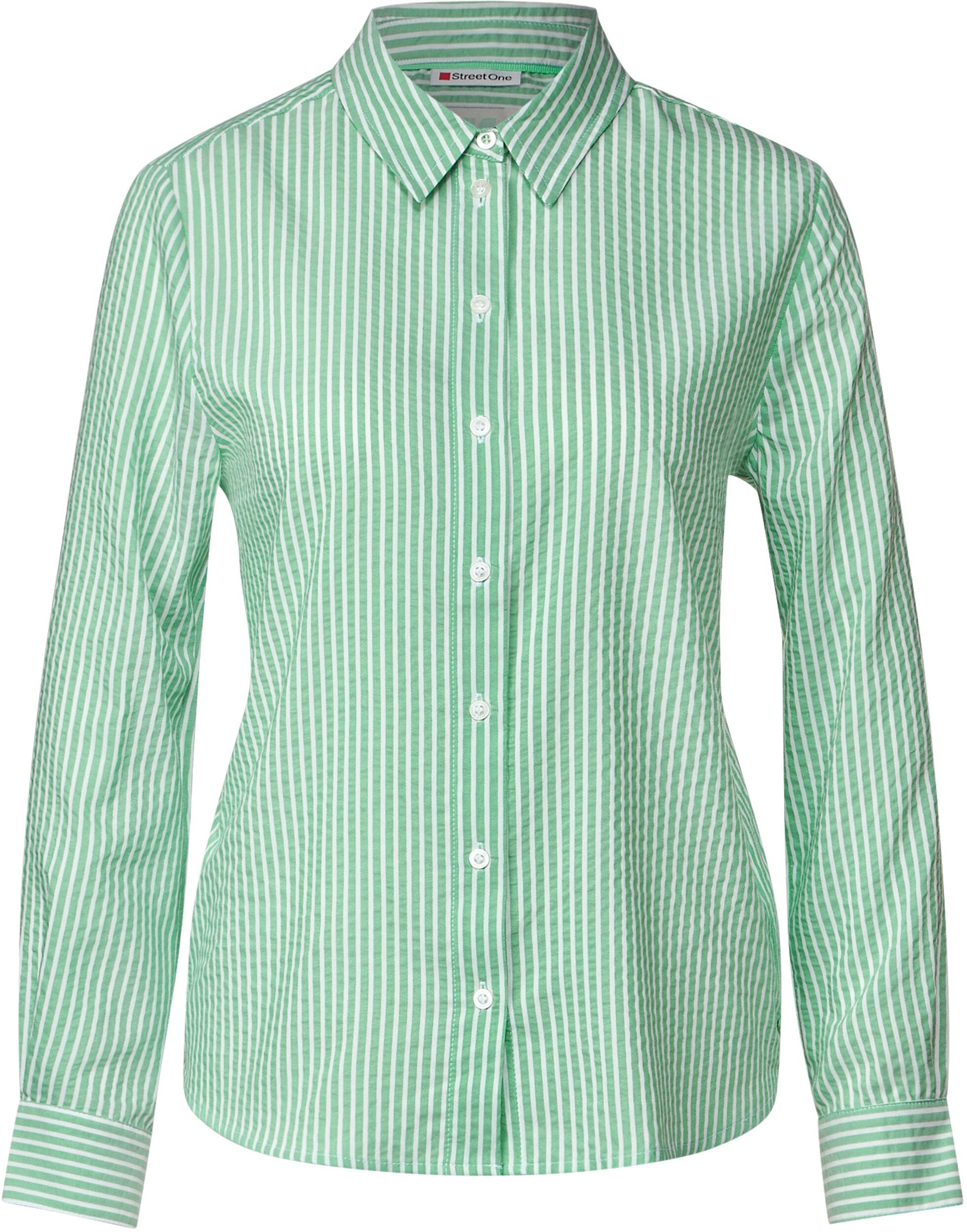 STREET ONE Hemdbluse, mit durchgehender Knopfleiste im OTTO Online Shop | V-Shirts