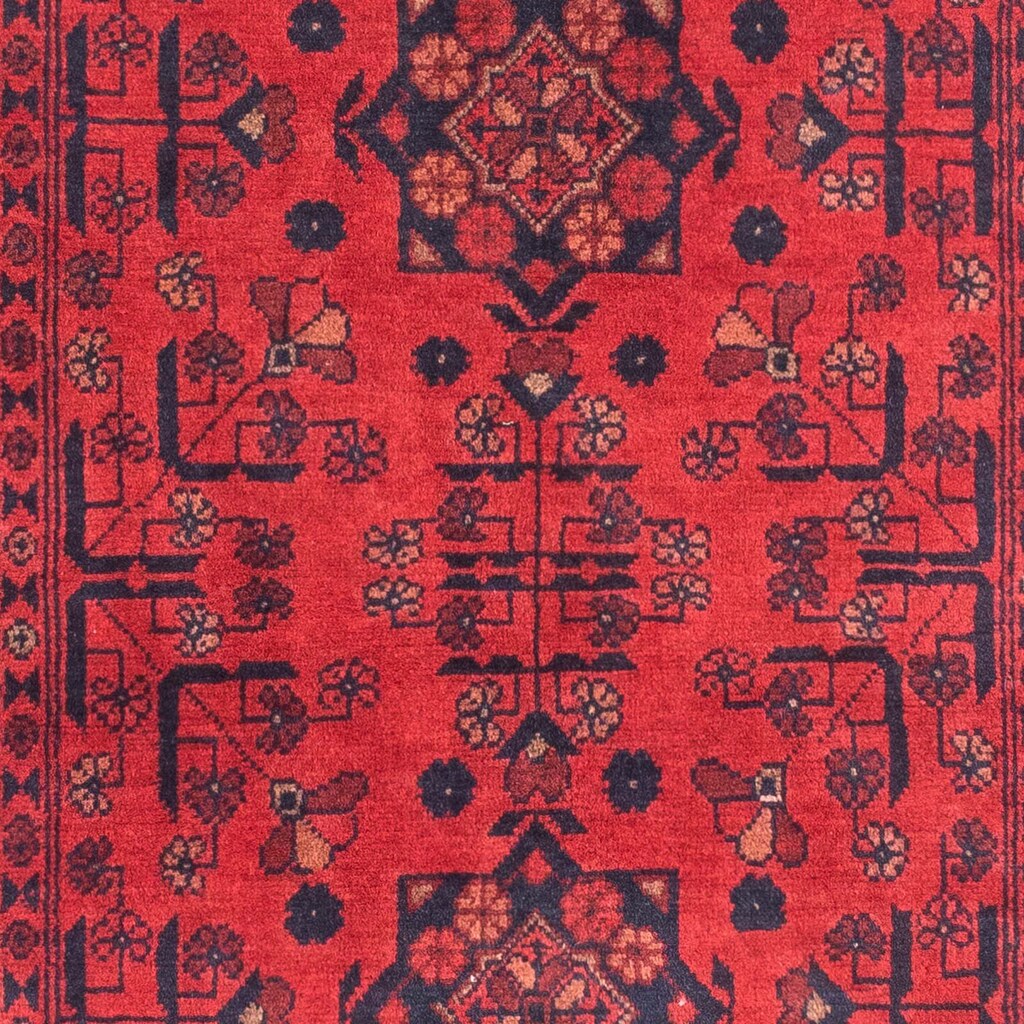 morgenland Orientteppich »Afghan - Kunduz - 151 x 103 cm - rot«, rechteckig