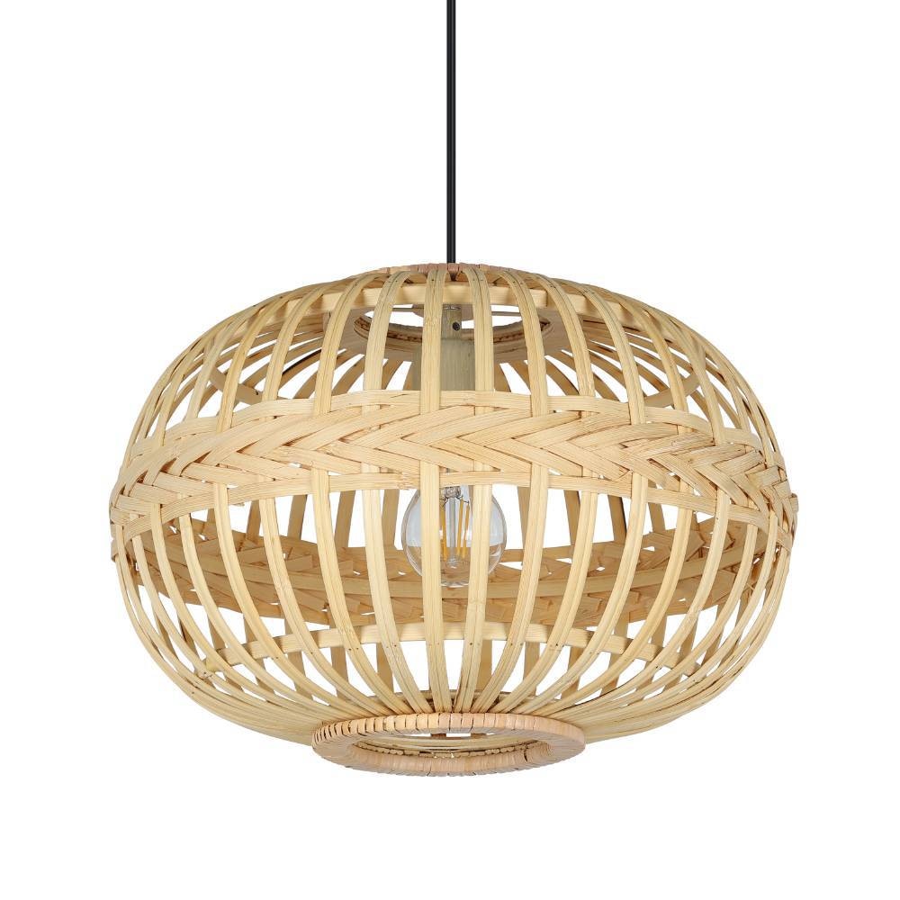 EGLO Pendelleuchte »AMSFIELD«, 1 flammig, Leuchtmittel E27 | ohne Leuchtmittel, Hängelampe Esstisch, Esszimmerlampe, Hängeleuchte, Lampe, E27, Ø 38 cm