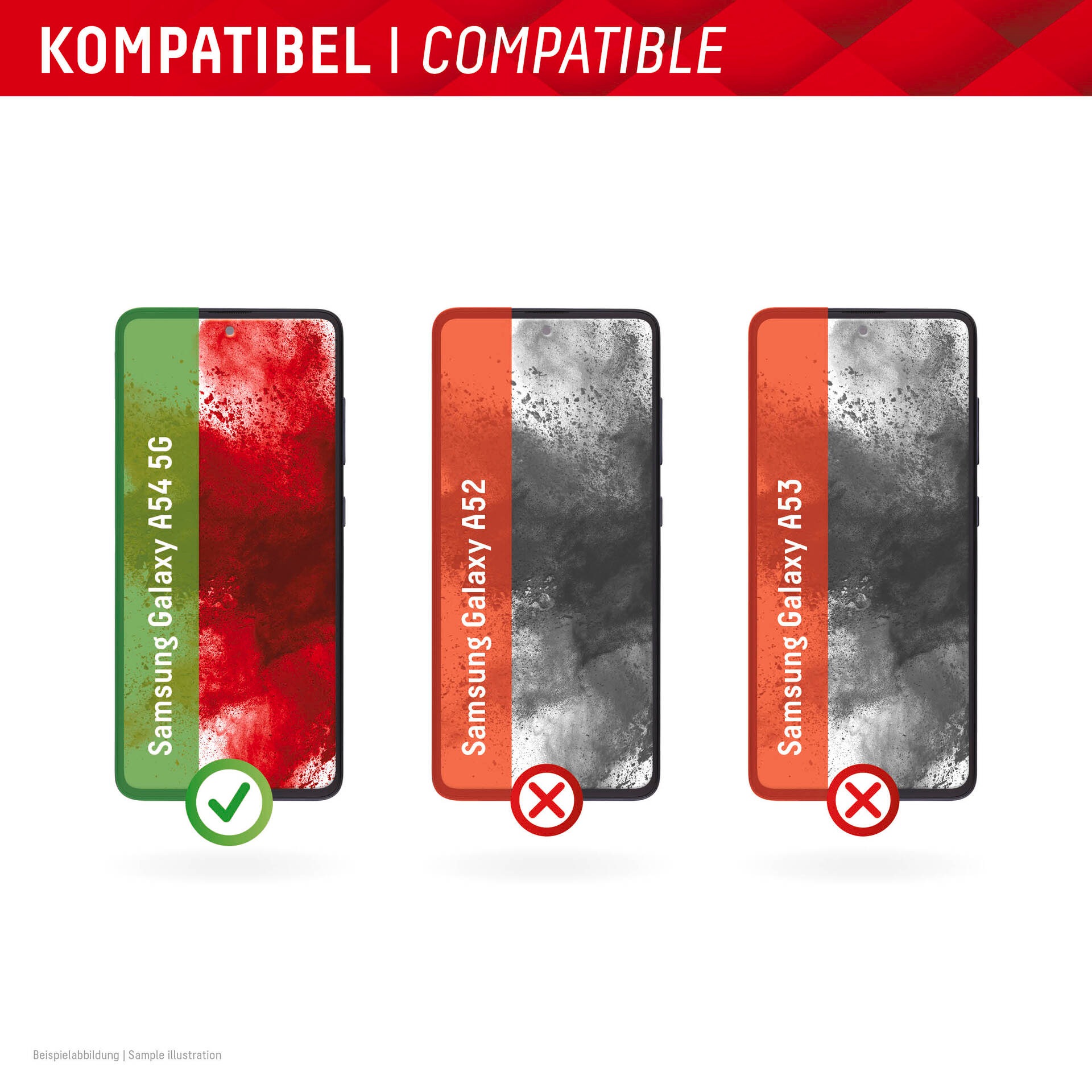 Displex Displayschutzfolie »Real Glass Samsung Galaxy A54 5G«