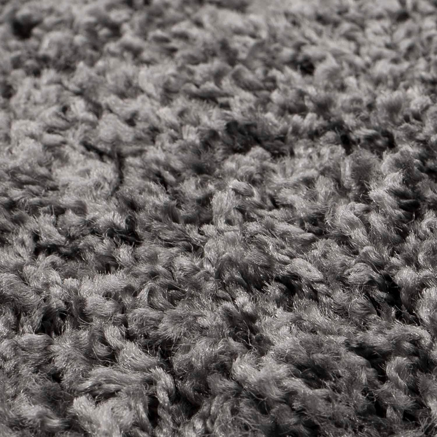 Carpet City Hochflor-Teppich »Shaggi uni 500«, rechteckig, 30 mm Höhe, Läufer, Shaggy, Uni, Langflor, weich, Wohnzimmer, Schlafzimmer, Kinder