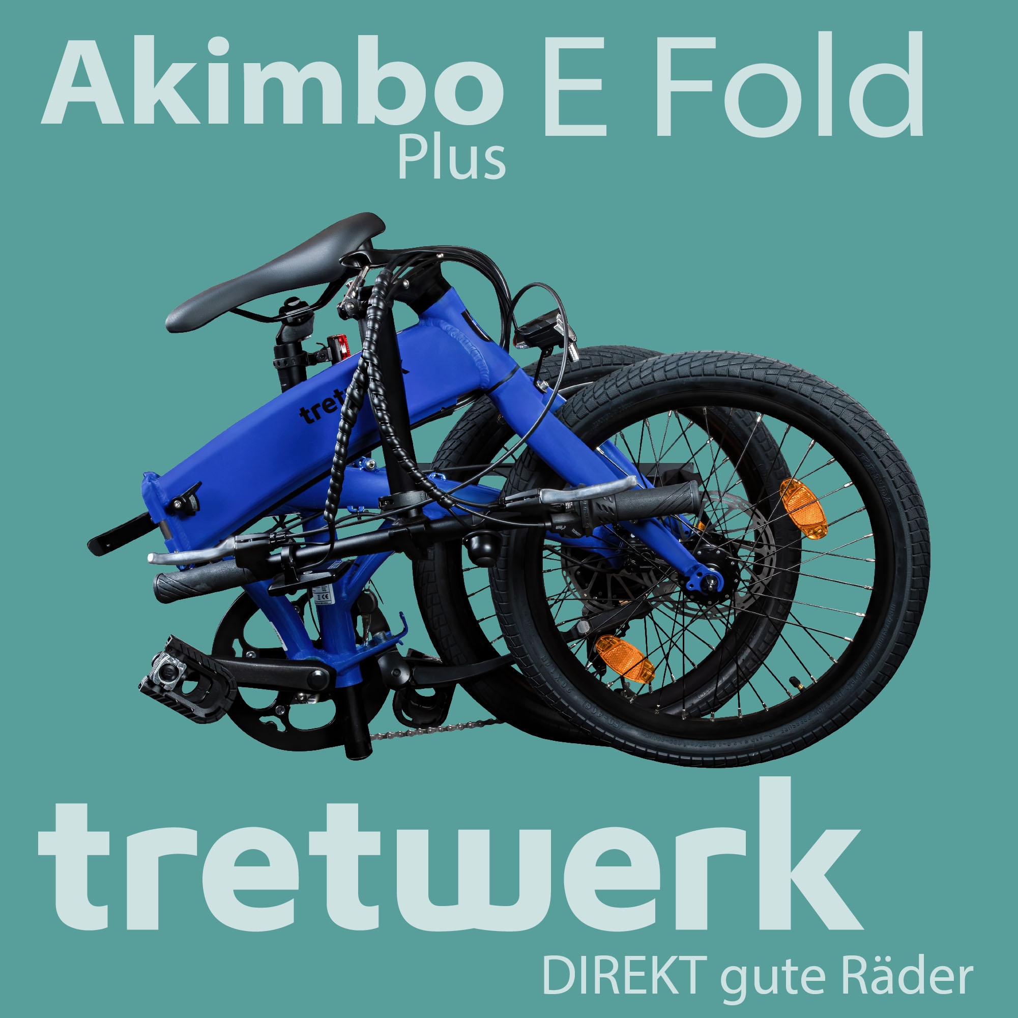 Tretwerk »Akimbo Plus« 7 Gang Shimano Tourney Schaltwerk Kettenschaltung Heckmotor 250 W Pedelec, Elektrofahrrad für Damen und Herren