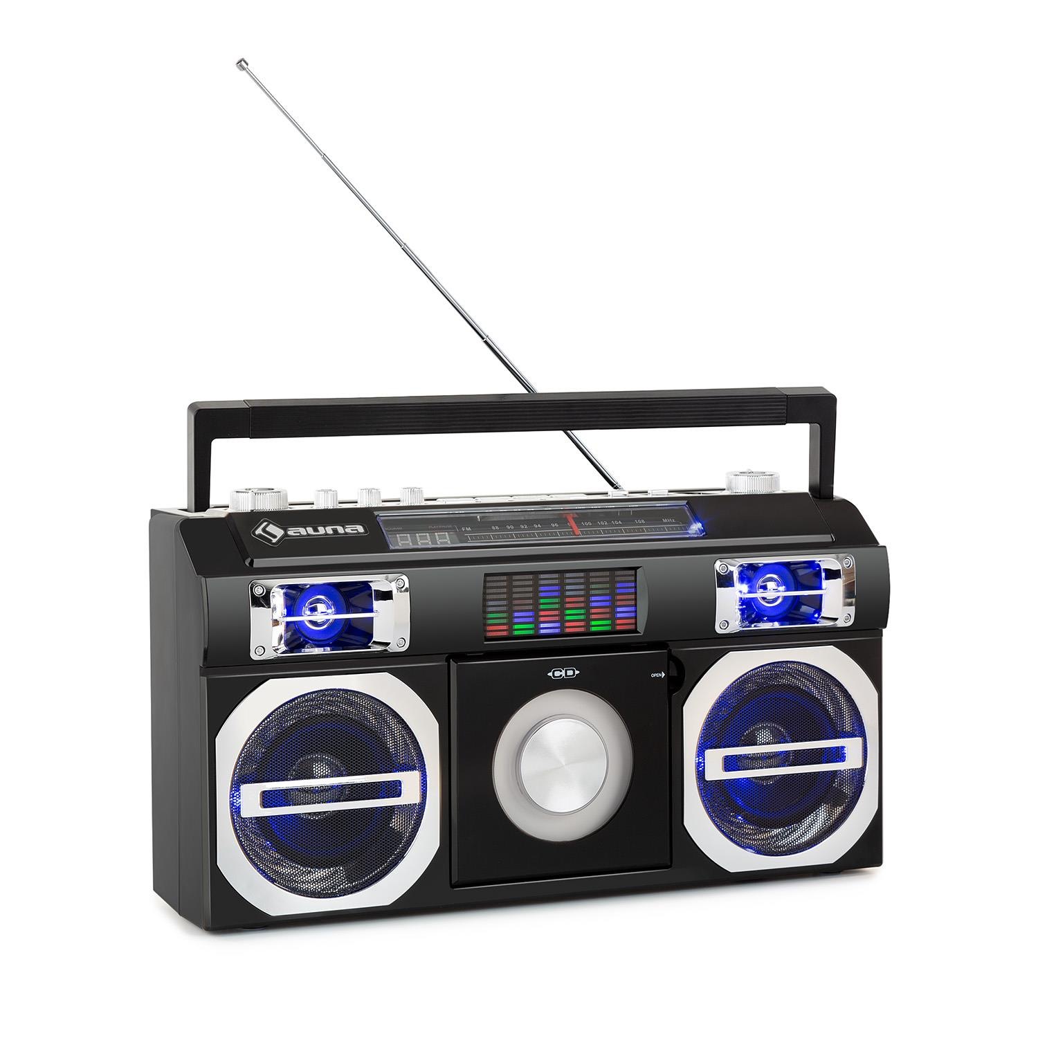 Auna Retro-Player CD BT USB MP3 UKW Teleskopantenne