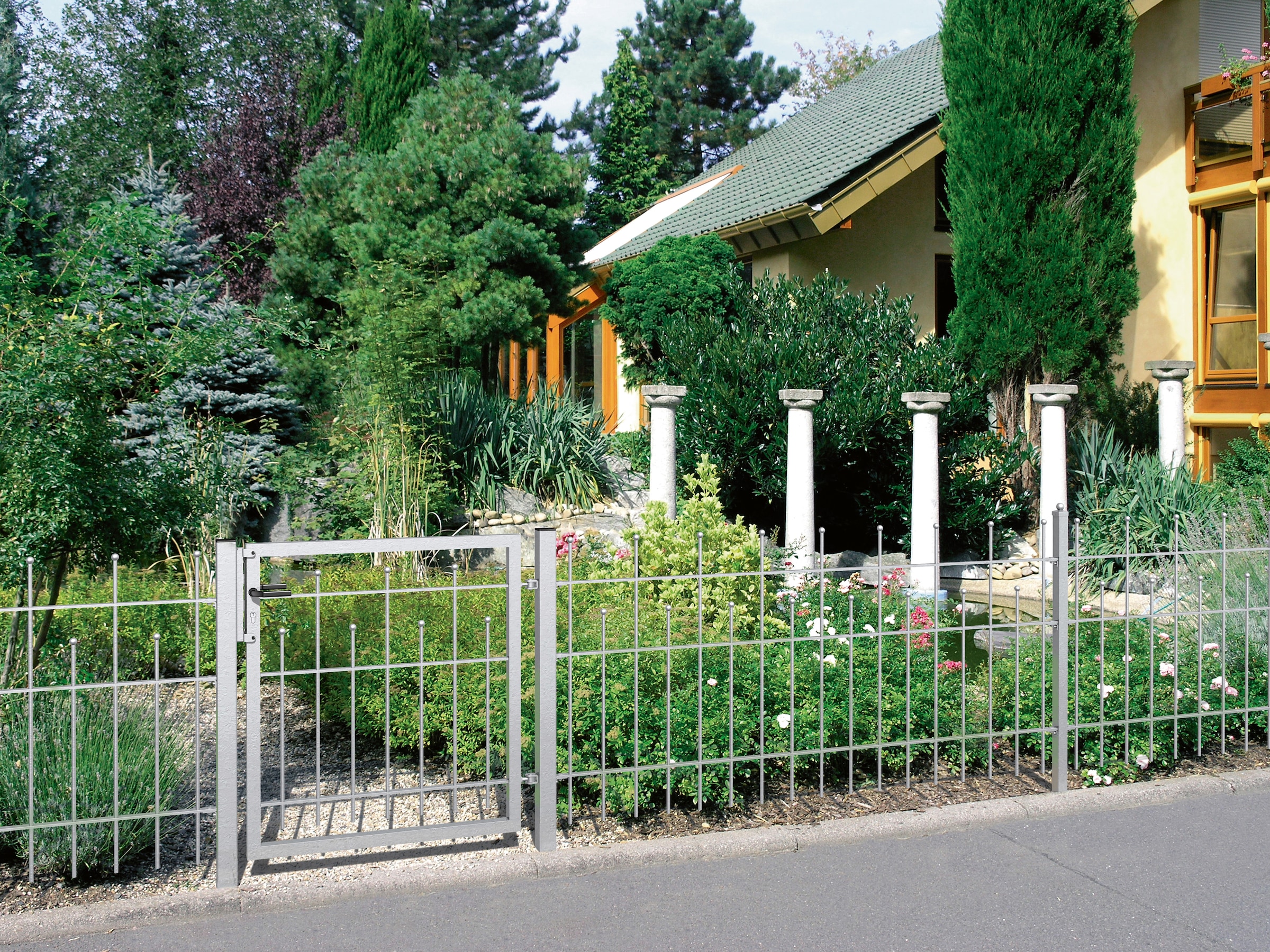 Alberts Zauneinzeltür »Madrid« Breite: 100 cm, Höhe 80 und 100 cm, feuerverzinkt