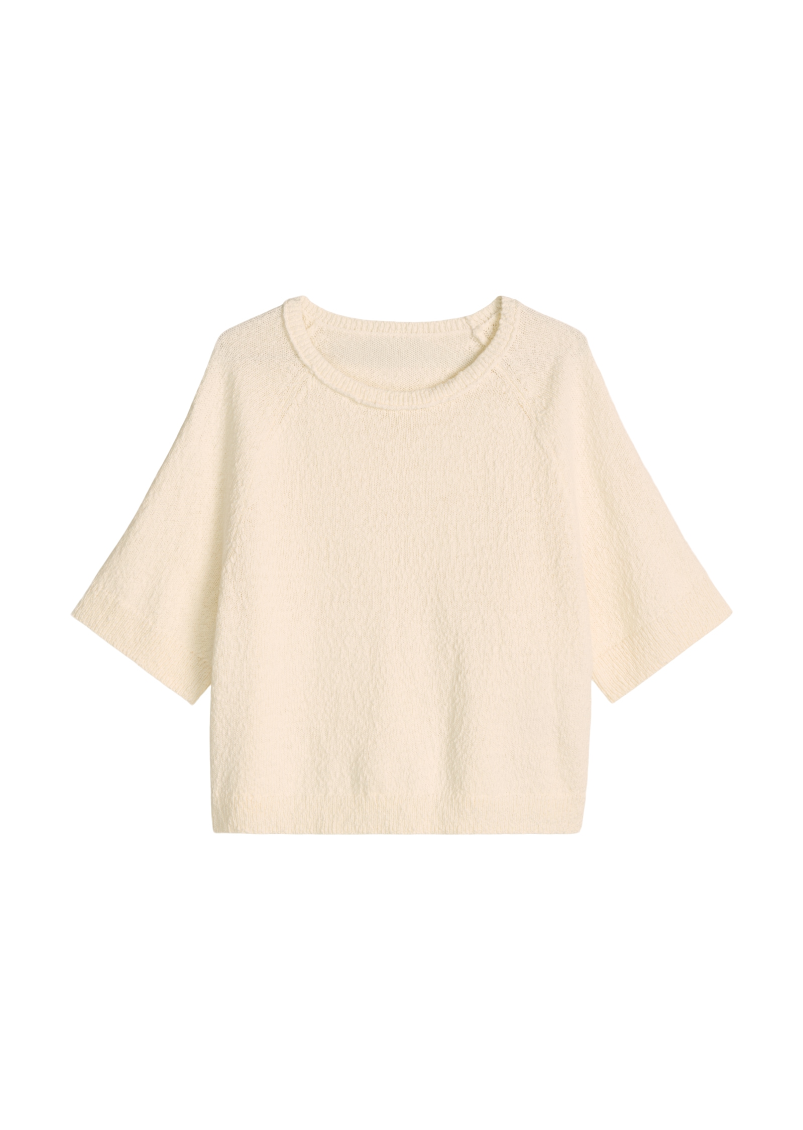 Marc O'Polo DENIM Kurzarmpullover regular aus Cotton Slub Garn