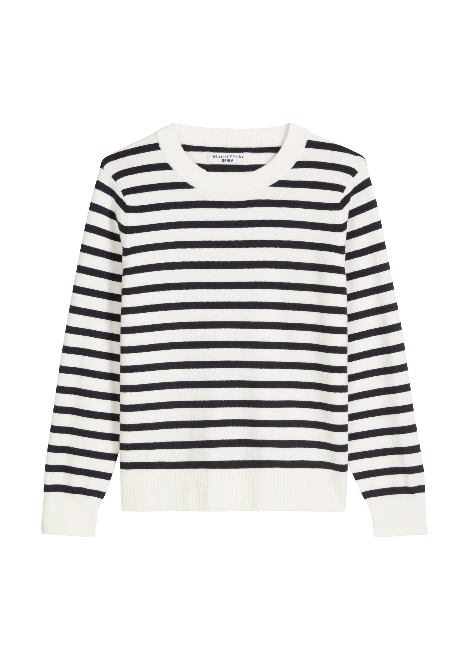 Marc O'Polo DENIM Rundhalspullover »regular fit aus Soft Cotton Stretch«
