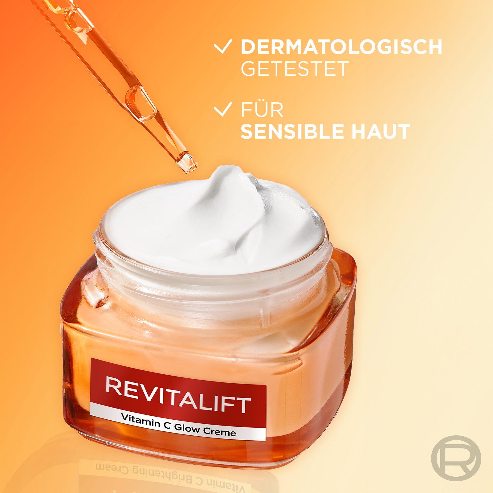 L'ORÉAL PARIS Gesichtsgel »RevitaLift Vitamin C Glow Creme«, mit Vitamin C