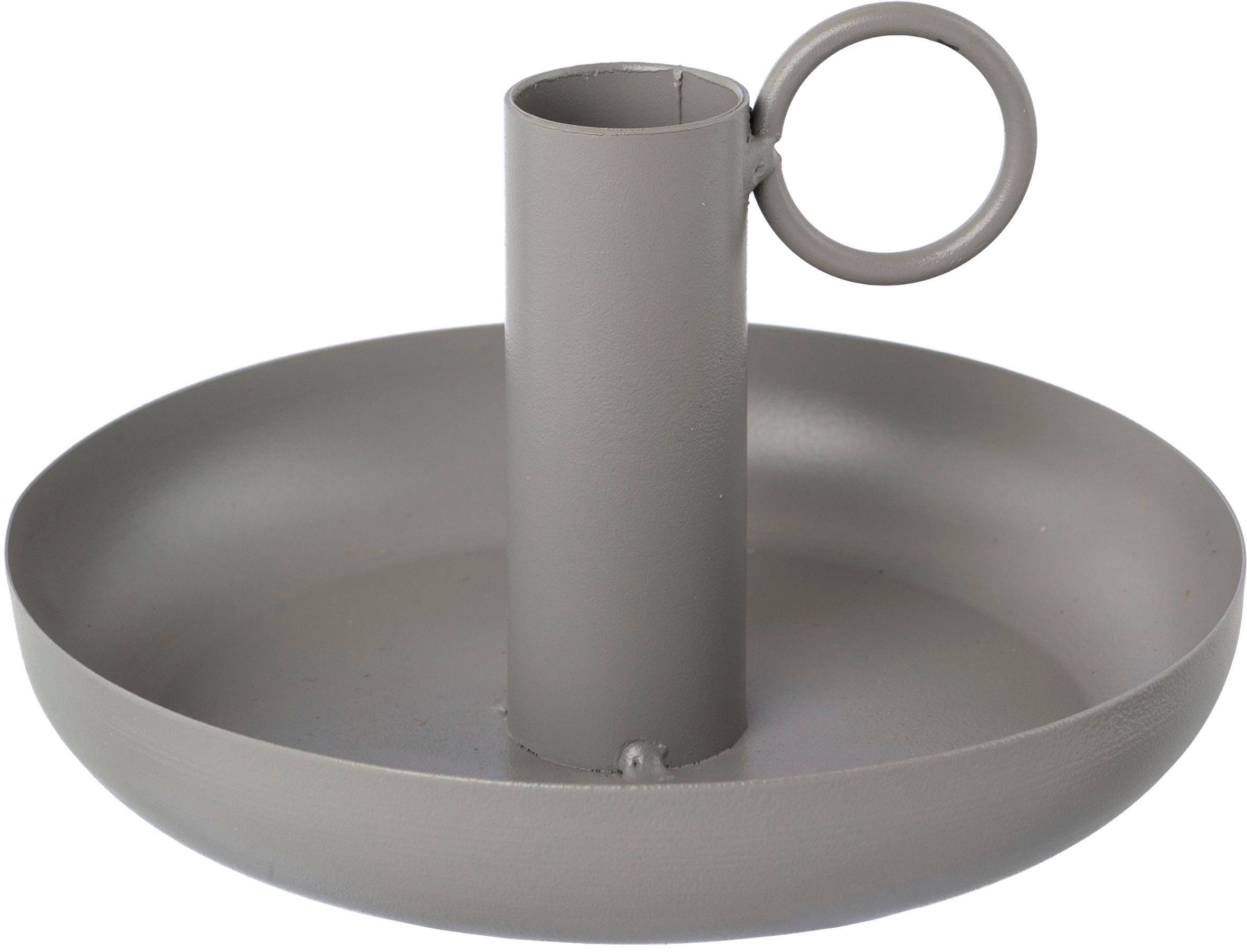 andas Kerzenhalter »Stabkerzenhalter Engla« aus Metall, mit dekorativem Henkel