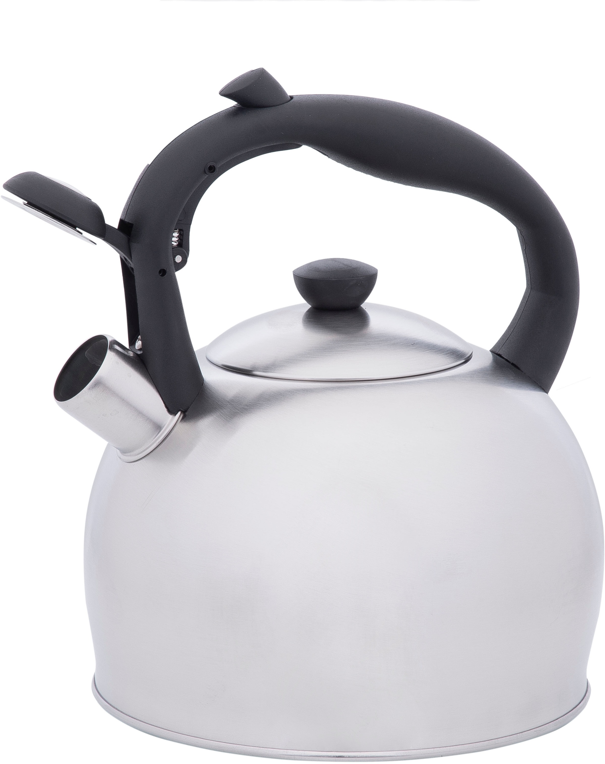 RESTO Kitchenware Wasserkessel »Perseus, Flötenkessel 3 l m. wärmespeicherndem Boden im Geschenkkarton« 1 Stk. tlg. Edelstahl