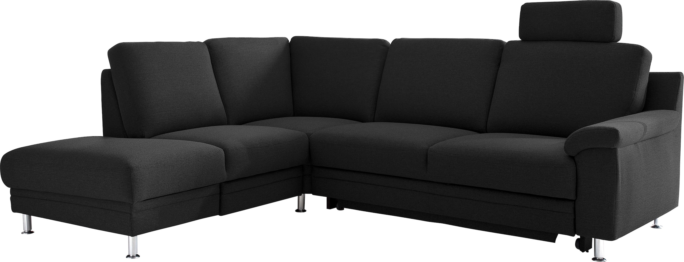 3C Carina Ecksofa »Korfu L-Form«, incl.- 1 Kopfstütze, wahlweise mit Schlafunktion und Stauraum