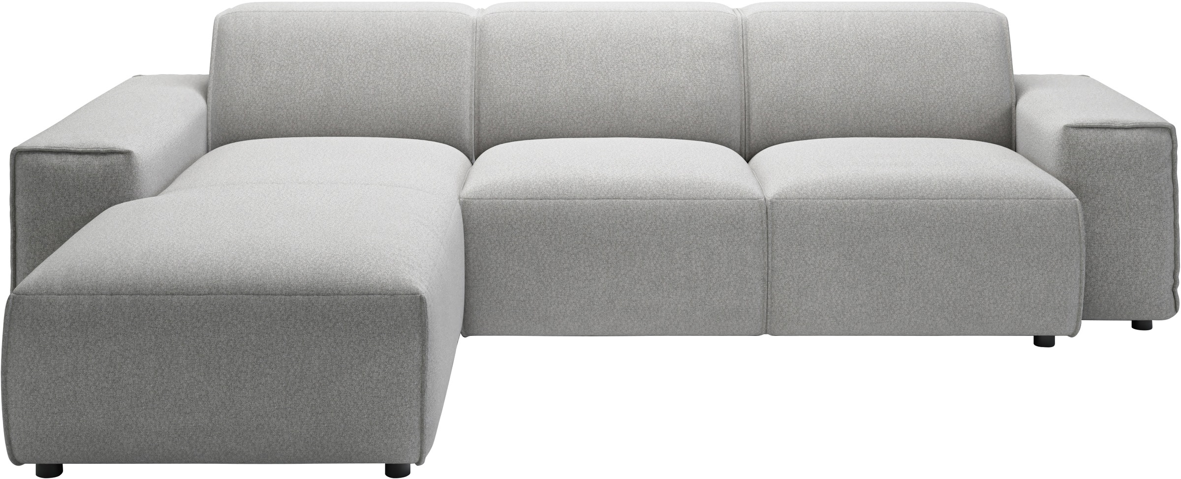 andas Ecksofa »Glimminge L-Form auch in Breitcord, Feincord + Easy care-Bezug,«, Breite 264, Zierkissen