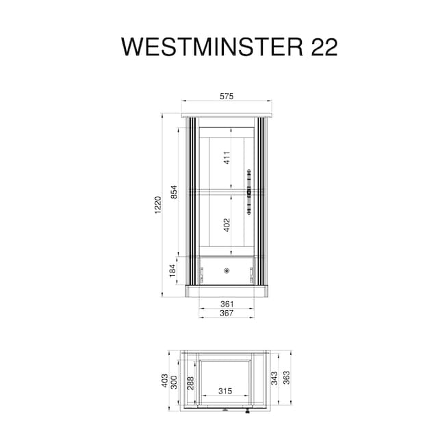 Home affaire Wohnwand »Westminster«, (Set, 4 St.), im romantischen  Landhausstil online bei OTTO