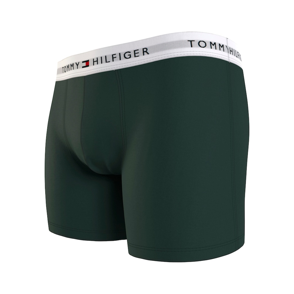 Tommy Hilfiger Underwear Boxer »3P BOXER BRIEF«, (Packung, 3 St., 3er-Pack), mit längerem Bein und Tommy Hilfiger Logo-Elastikbund