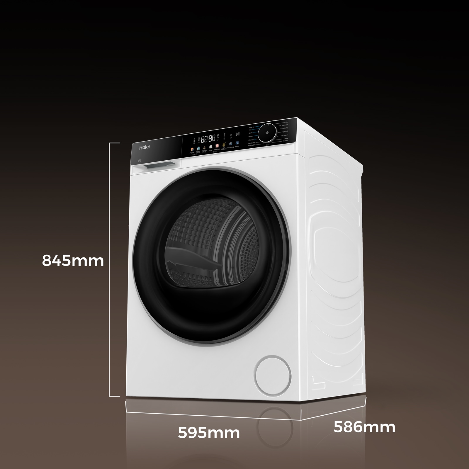 Haier Wärmepumpentrockner »HD90-C657BU1« G5 Serie Smart AI Automatikprogramm & Wi-Fi