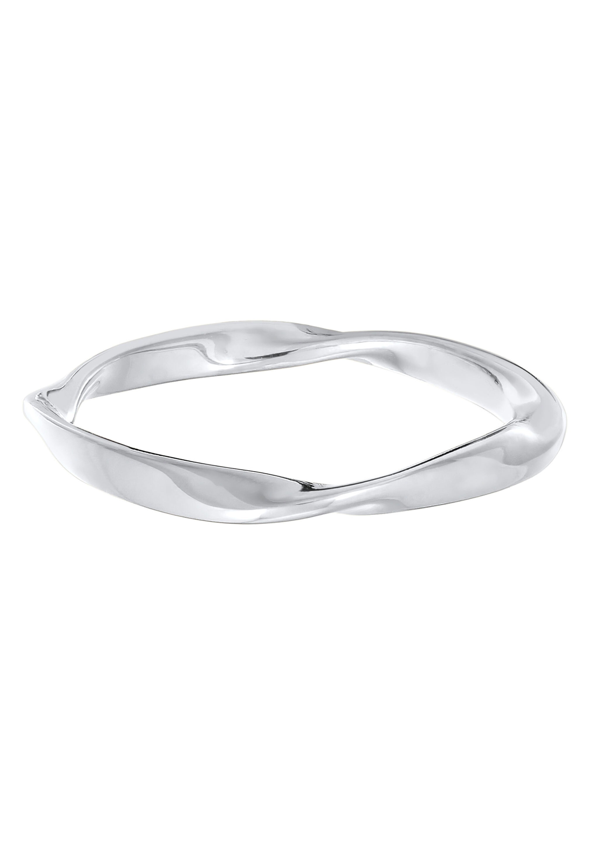 Elli Silberring »Ring Bandring Gedreht Stapelring Basic 925 Silber«