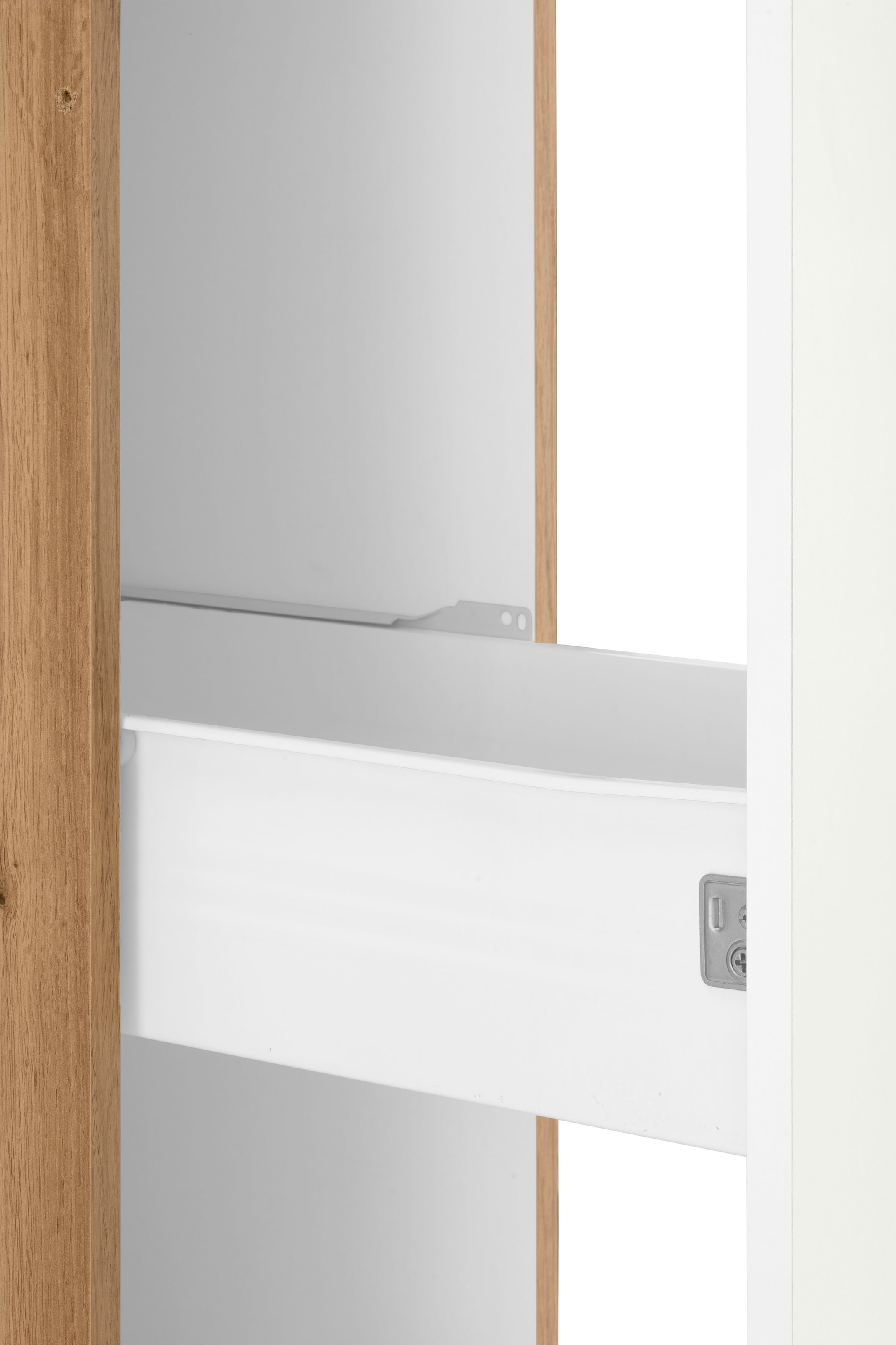 KOCHSTATION Apothekerschrank »KS-Colmar«, 30 cm breit, 165 cm hoch, mit 3 Ablagen, mit Metallgriff