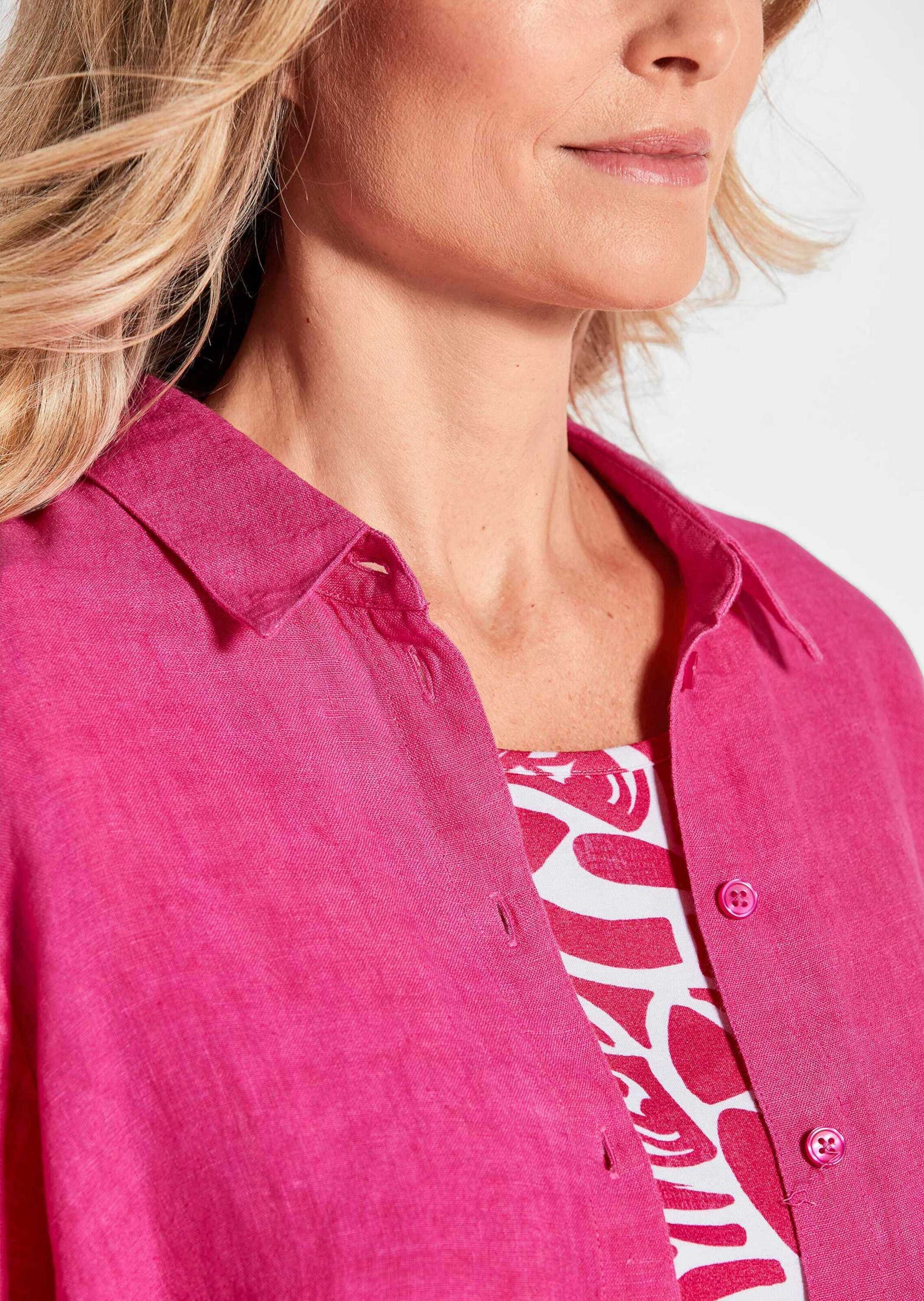 GOLDNER Langarmbluse »Bequeme Damen Businessbluse«