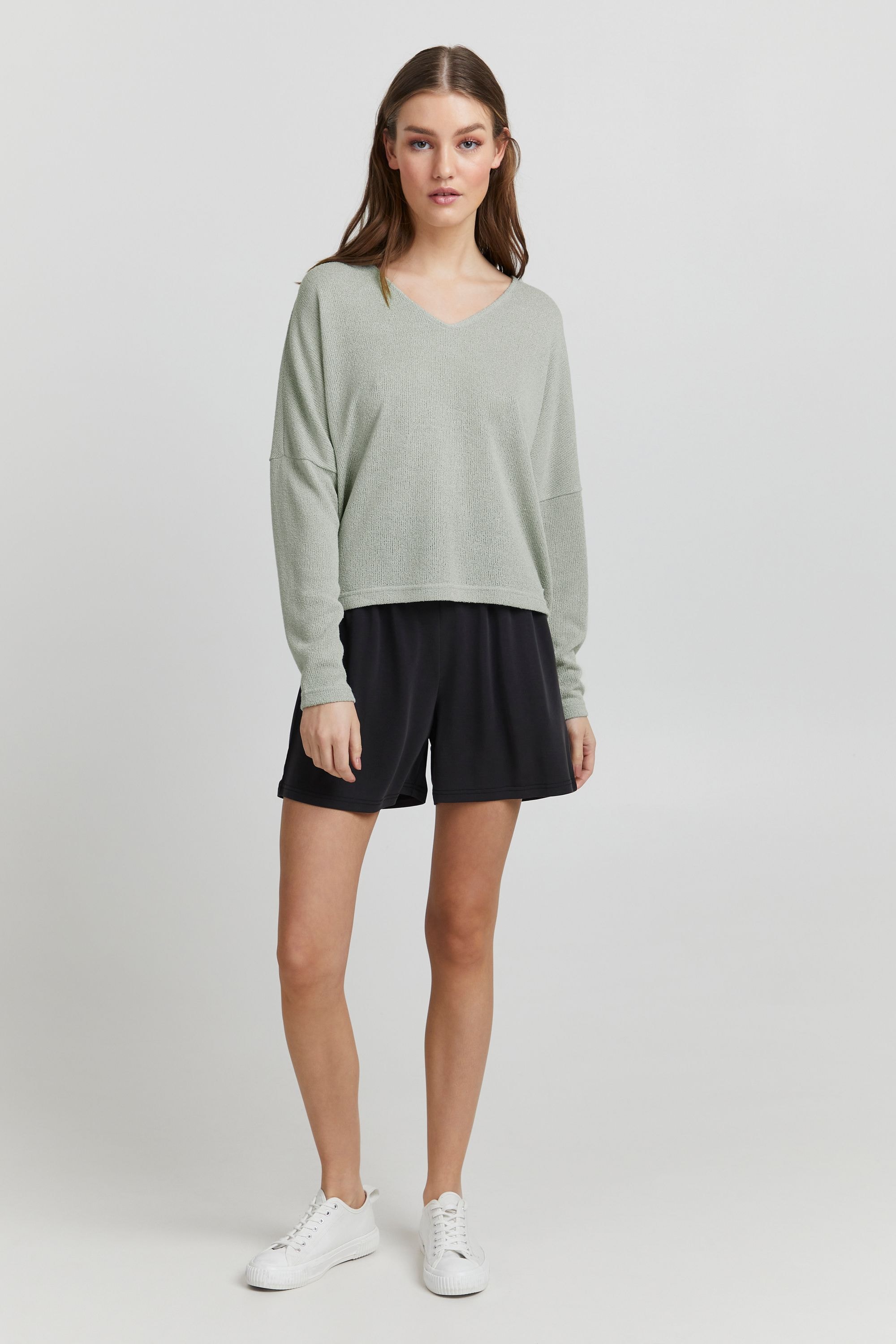 OXMO Strickpullover »Strick-V-Pullover OXKatla«