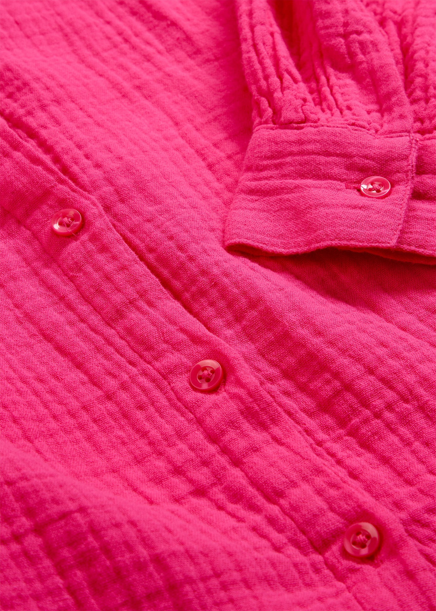 bonprix Langarmbluse »Musselin-Longbluse aus Baumwolle« Oversize-Passform, mit Seitenschlitzen, aus Musselin