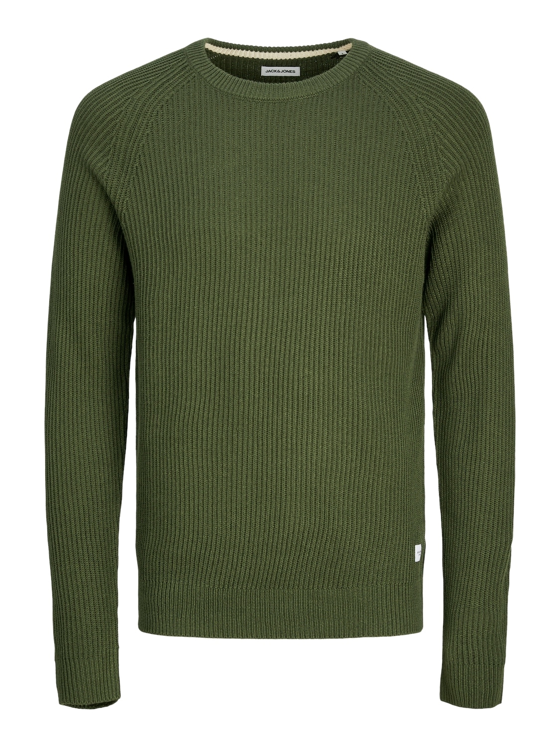 Jack & Jones Rundhalspullover »JJPANNEL KNIT CREW NECK AW24«