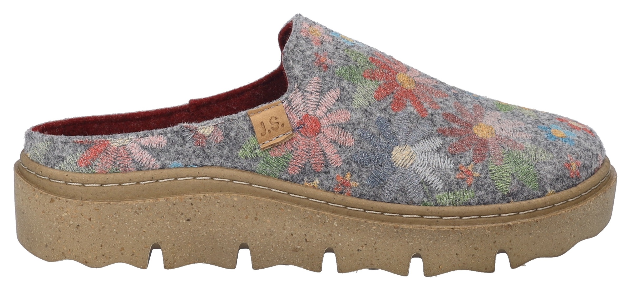 Josef Seibel Hausschuh »Charmaux 01«  Pantoffel, Slipper mit modischer Plateausohle, Weite G (=weit)