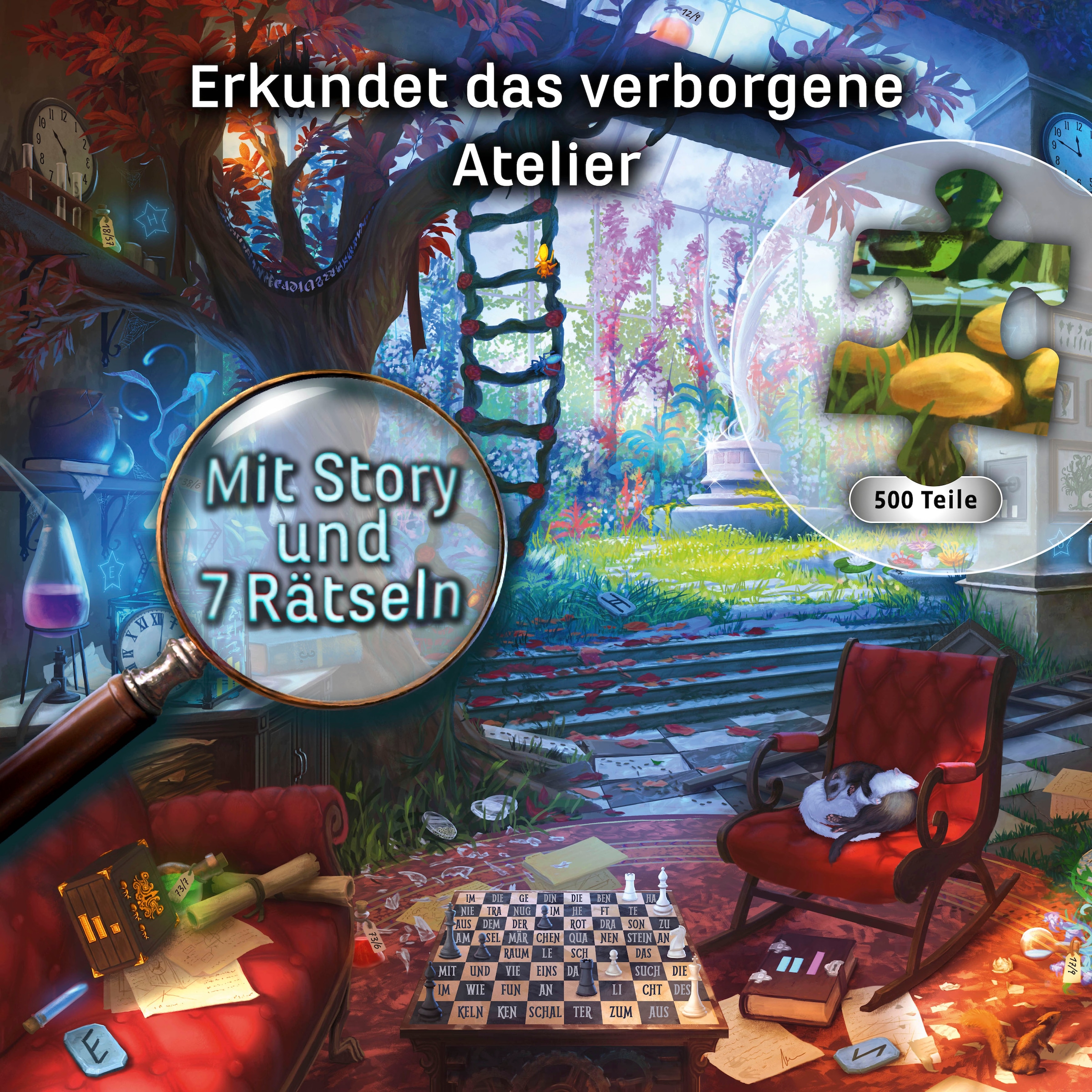 Kosmos Puzzle »EXIT, Das Puzzle, Das verborgene Atelier«, Made in Germany