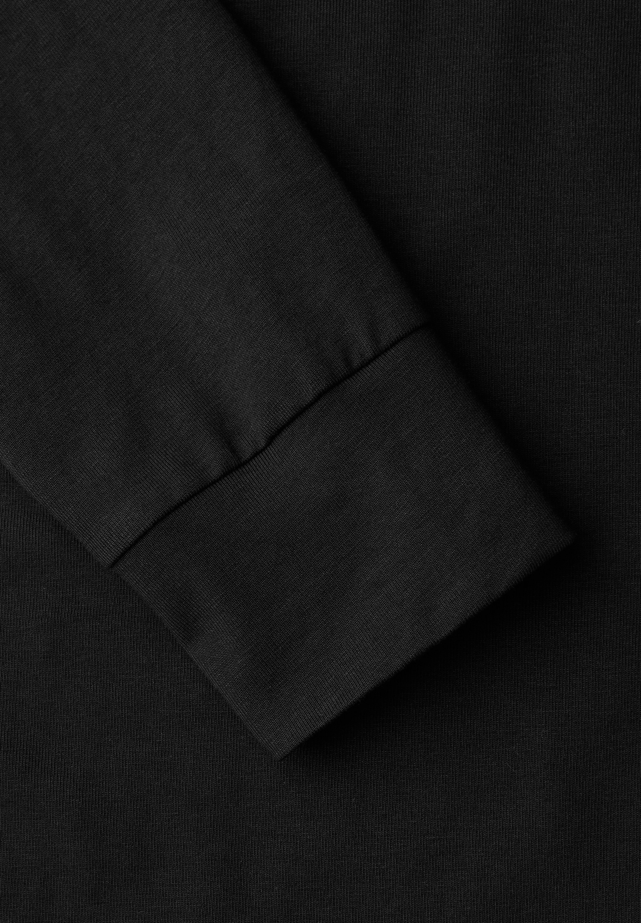 STREET ONE Langarmshirt mit Raffung an der Schulter