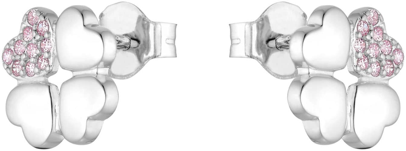 s.Oliver Junior Paar Ohrstecker »Kleeblatt, 2037846«, mit Zirkonia (synth.)