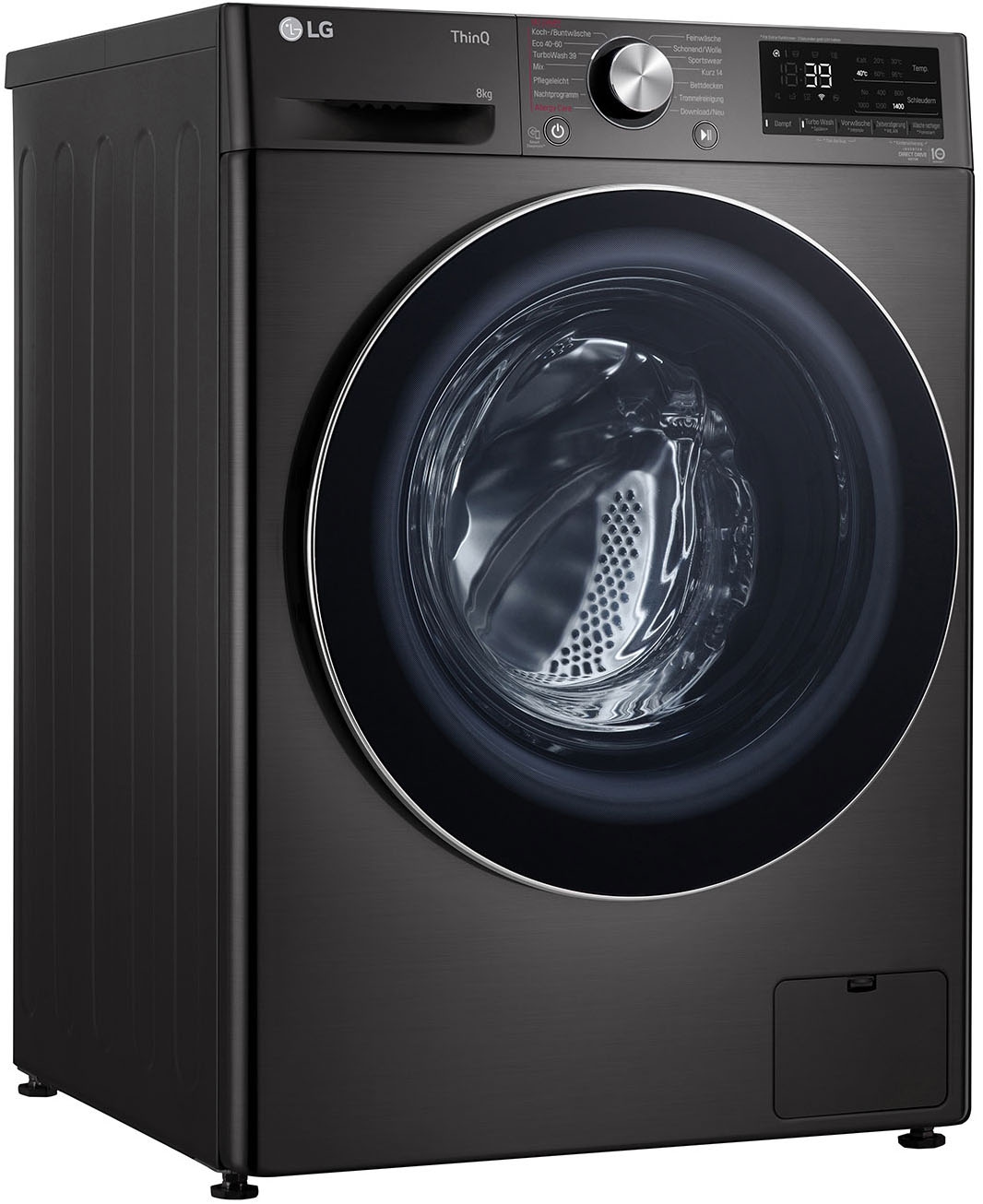 LG Waschmaschine »F4WV708P2BA«, 8 kg, 1400 U/min, TurboWash® - Waschen in nur 39 Minuten