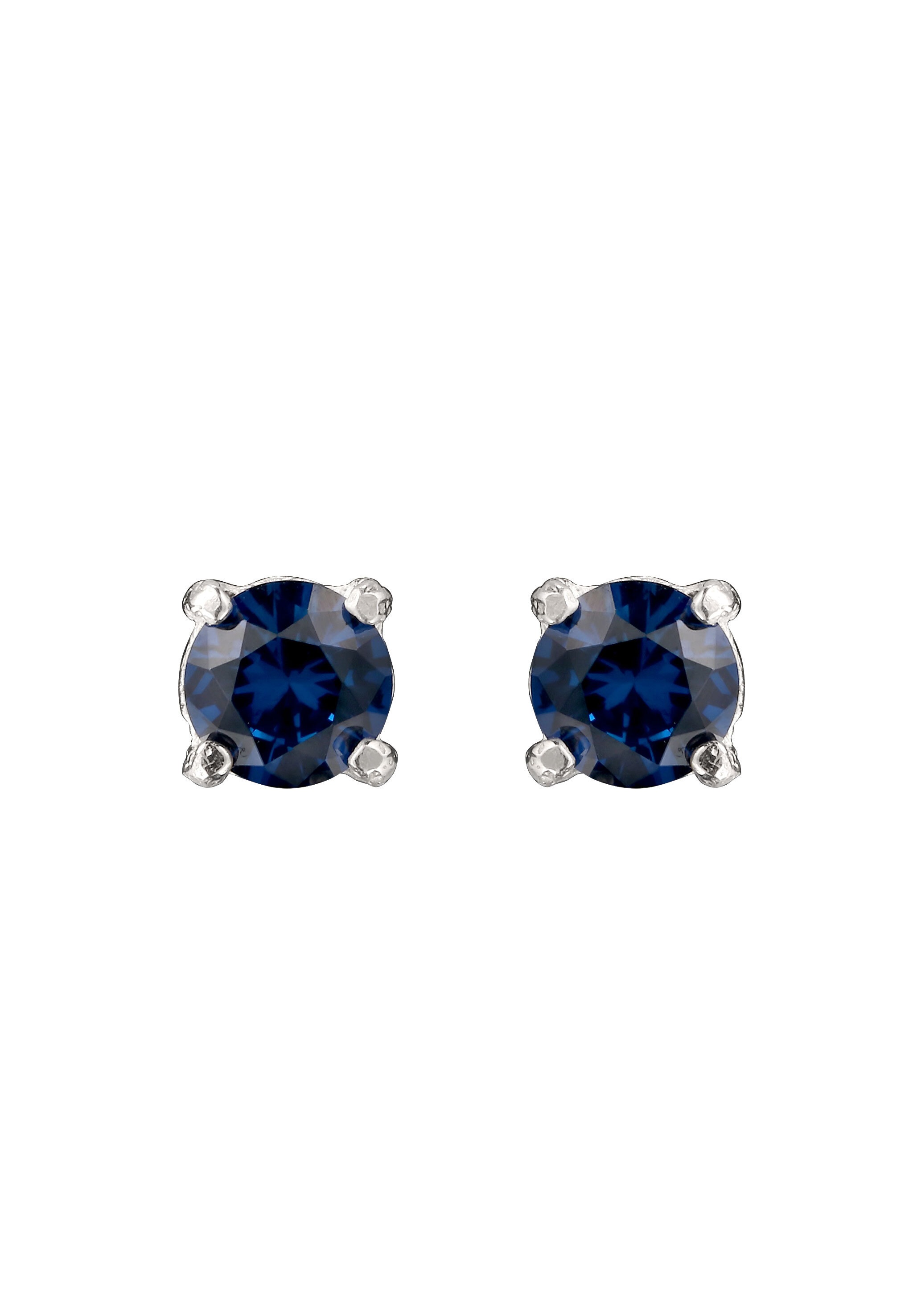 Kuzzoi »Ohrringe Synthetischer Saphir Blau 925 Sterling Silber«