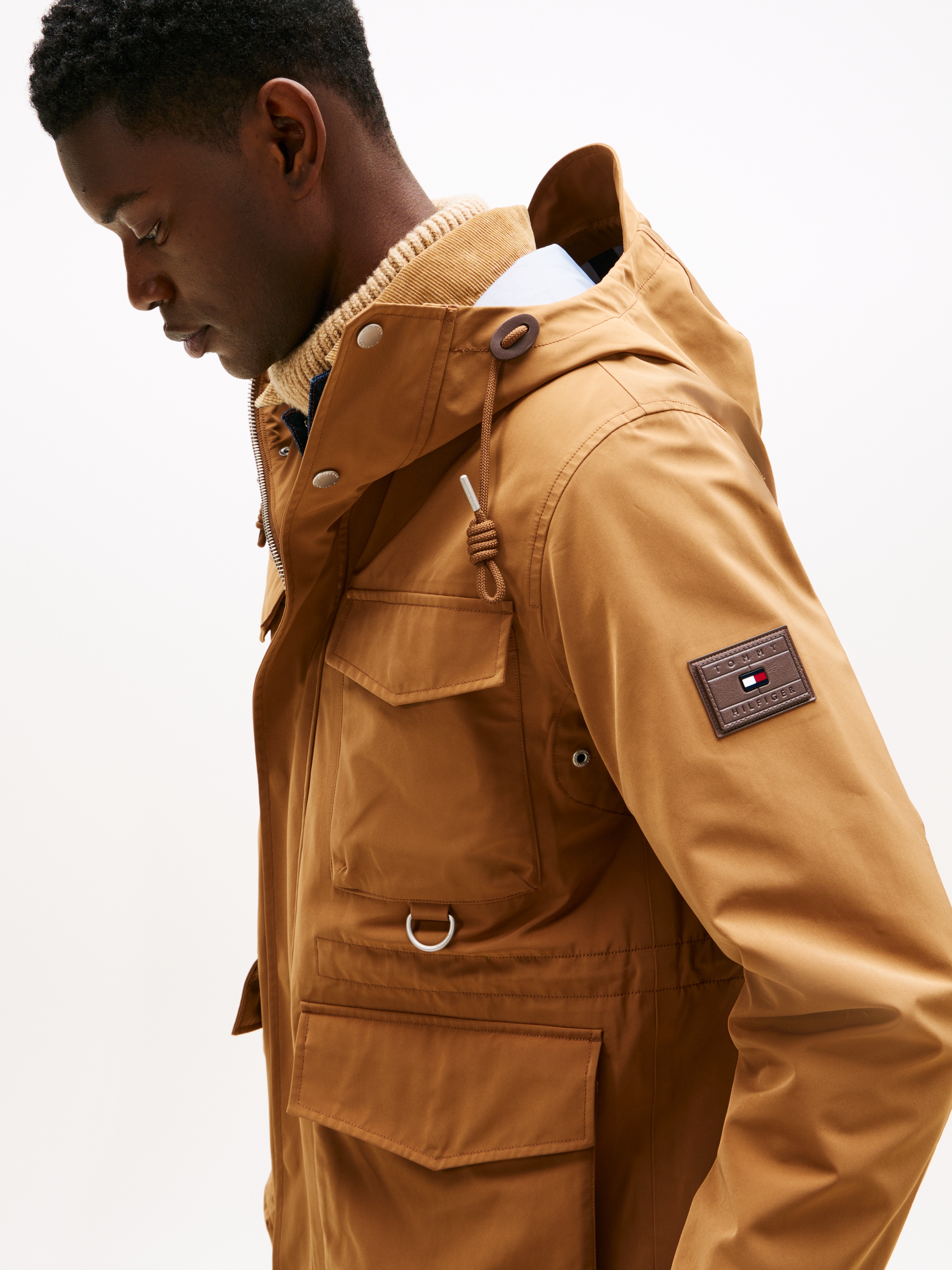 Tommy Hilfiger Funktionsjacke »WET WEATHER JACKET«, mit Kapuze, Winterjacke, Outdoorjacke