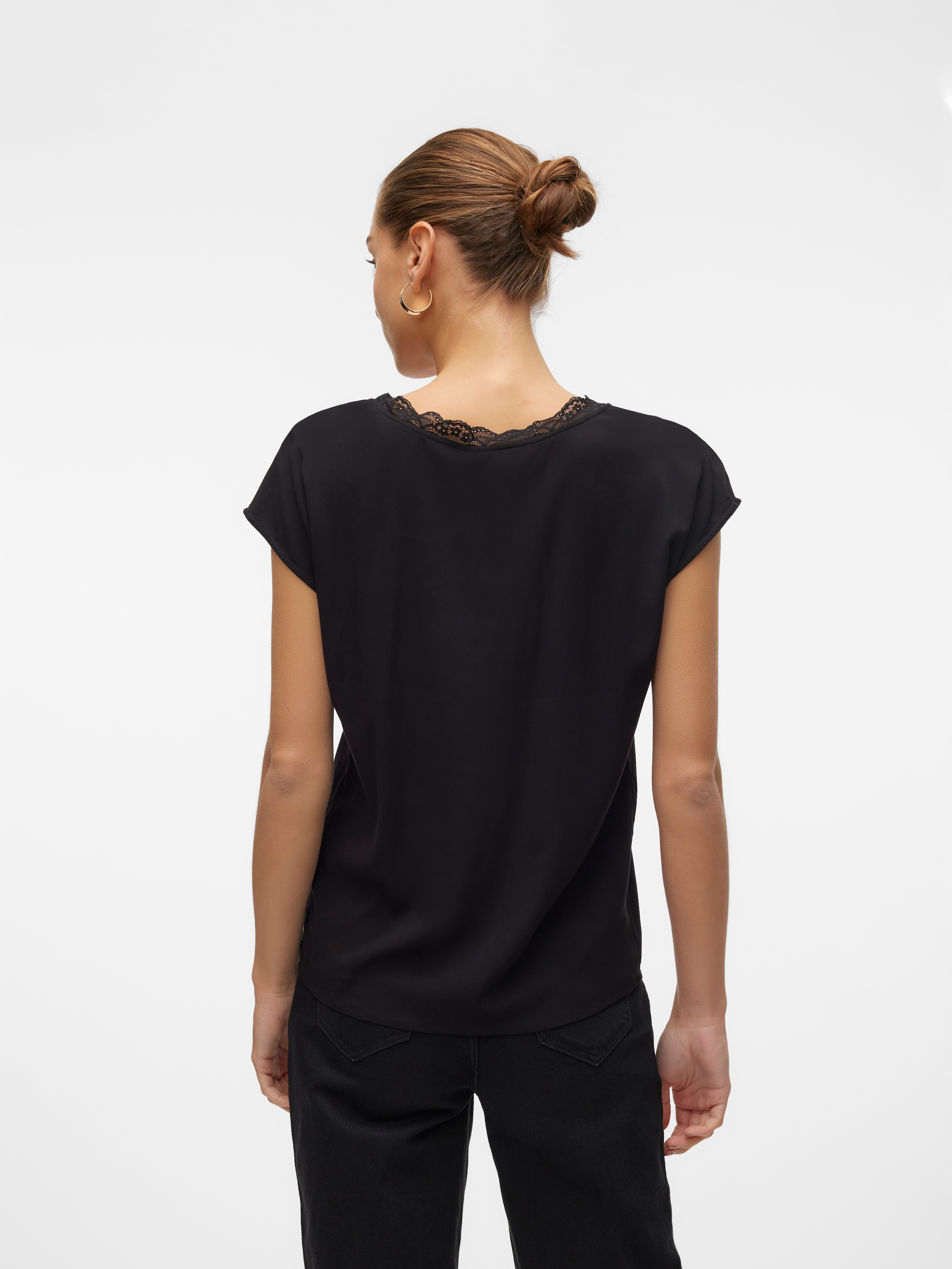 Vero Moda Blusentop »VMBELLA SL LACE TOP WVN GA NOOS«