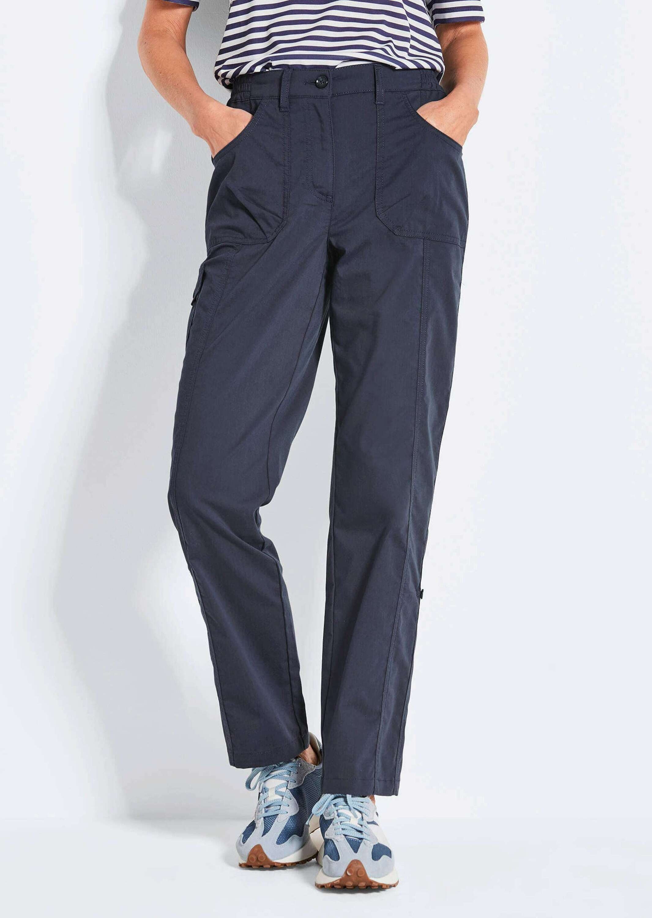GOLDNER Stoffhose »Krempelbare Hose mit Funktion«