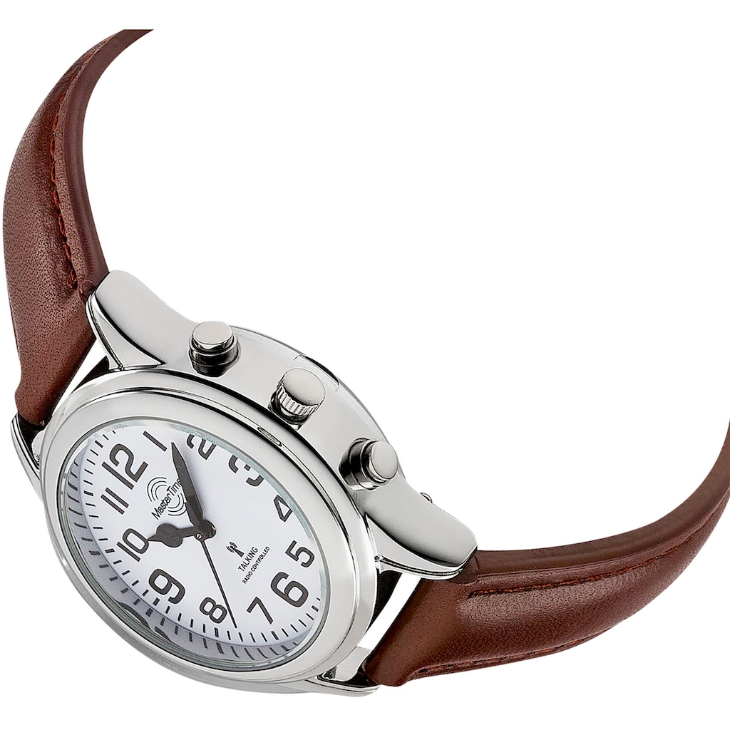 MASTER TIME Funkuhr »Sprechende Uhr, MTLA-10807-12L«