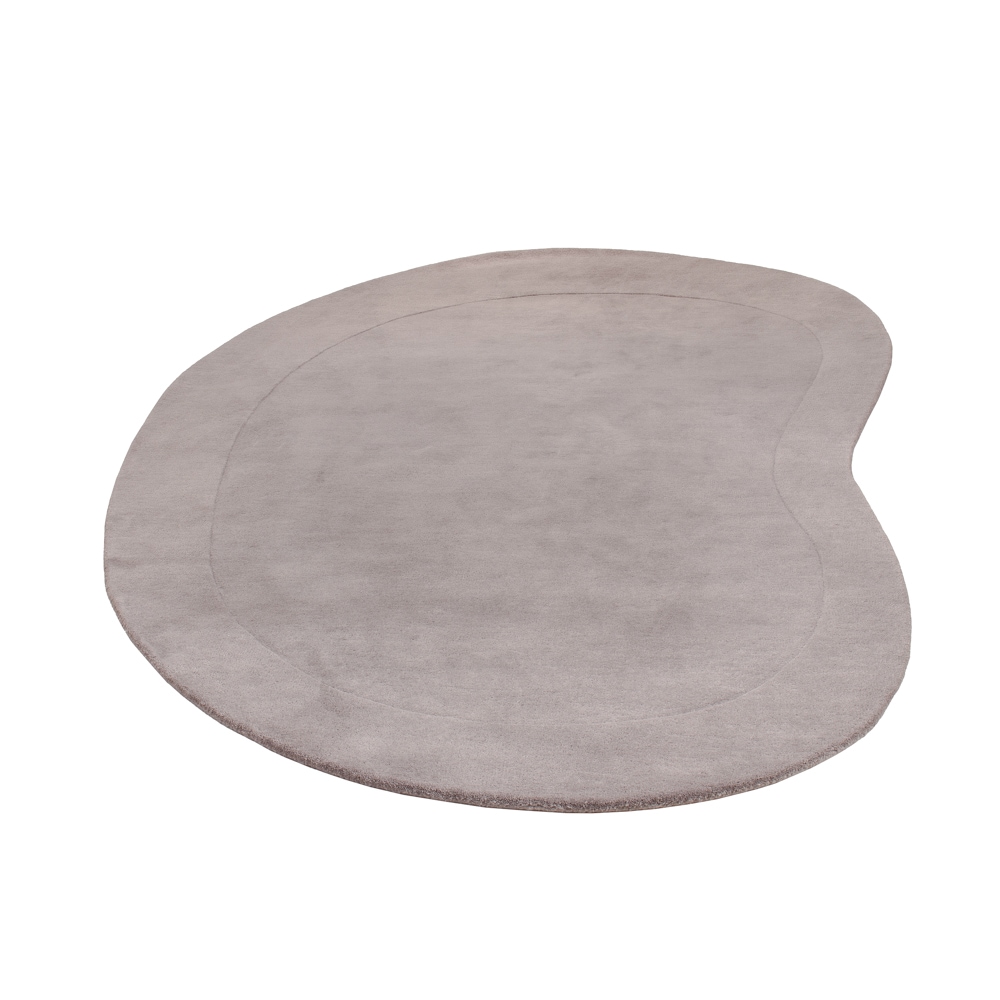 morgenland Wollteppich »Wollteppich - Opuence - oval«, oval, 1 mm Höhe, Sehr weicher Flor