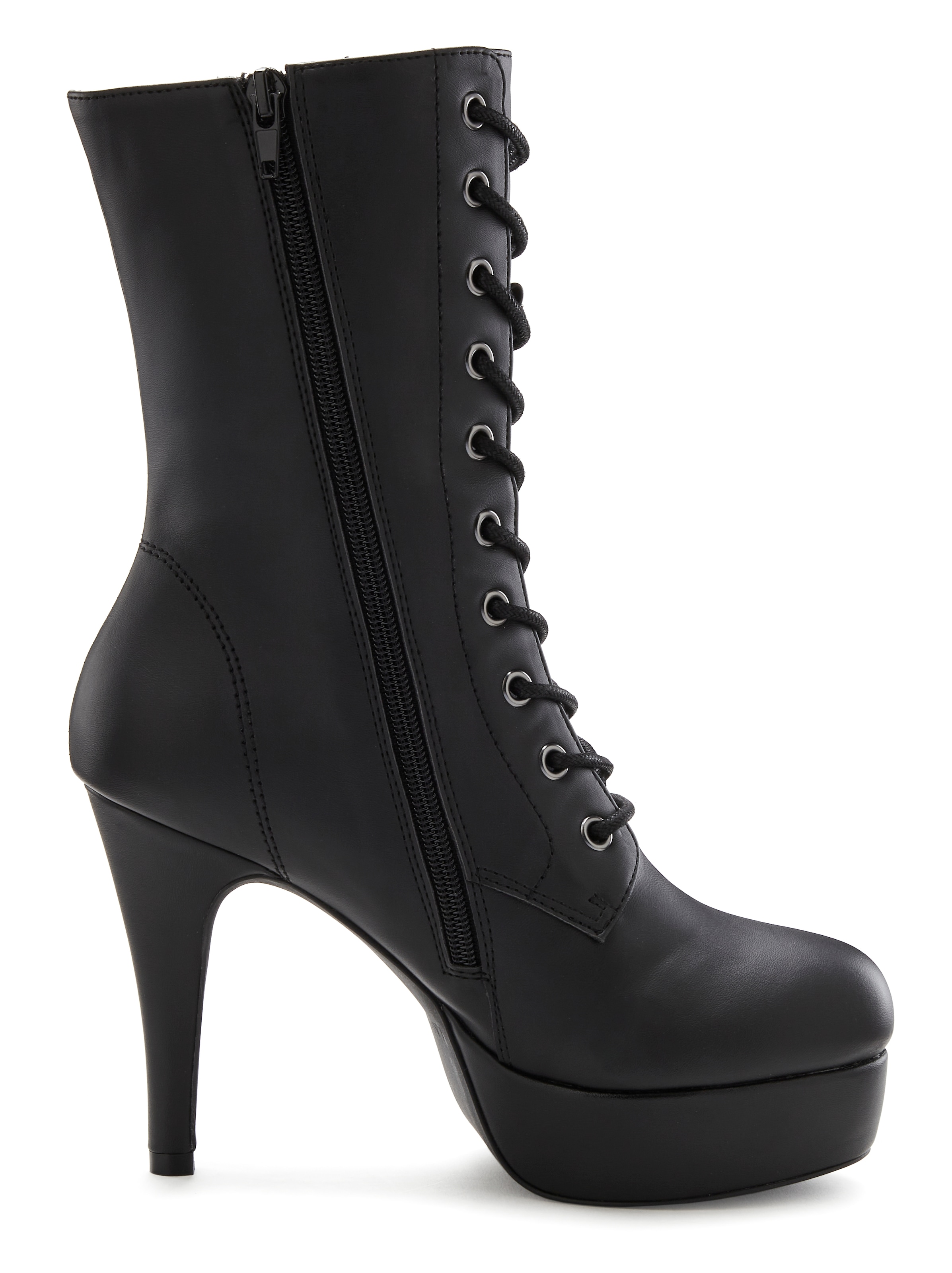 LASCANA Belle Affaire Schnürstiefelette, High-Heel-Boots mit Plateauabsatz