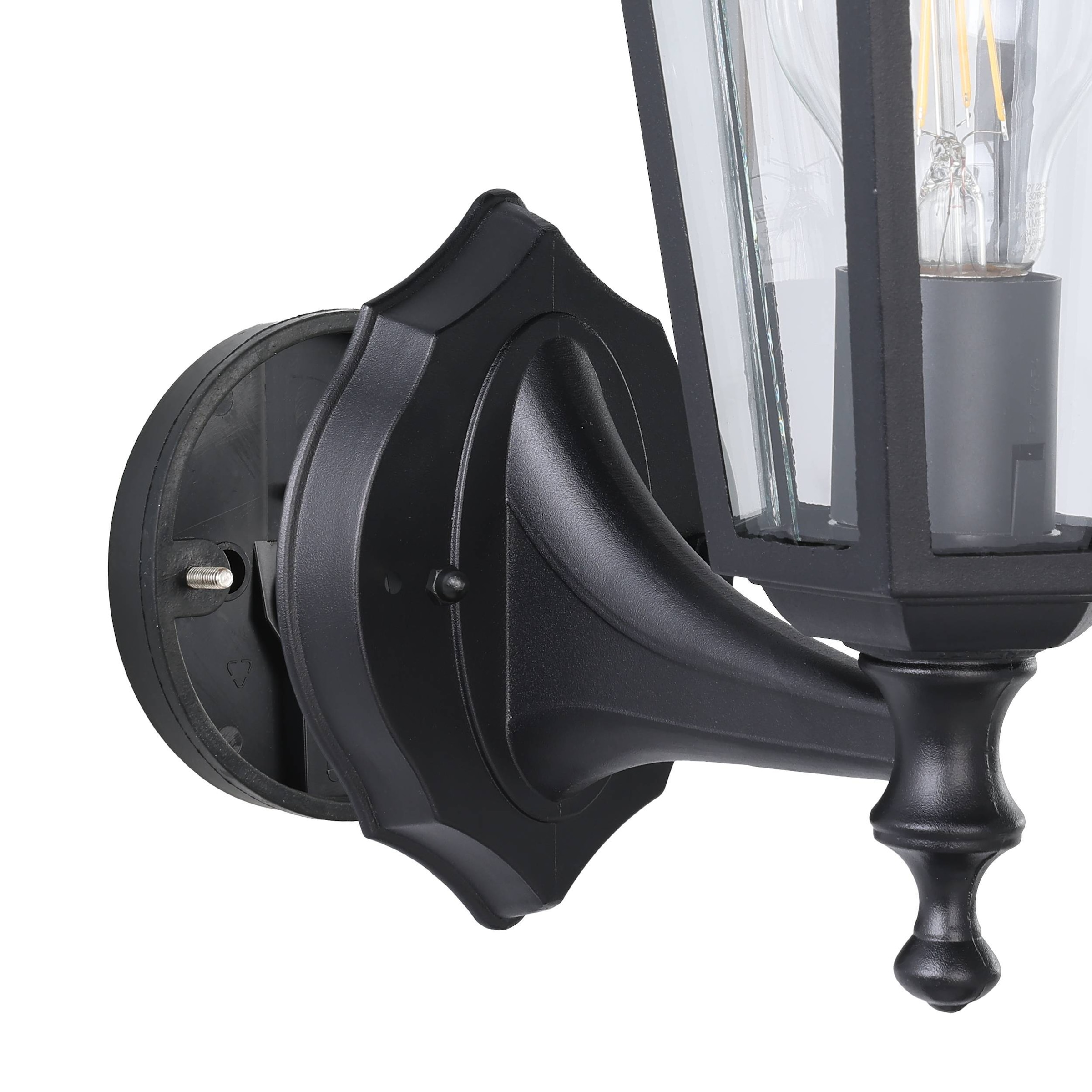 EGLO LED Wandleuchte »LATERNA 4 L16,5 x H32 x AL23 cm, spritzwassergeschützte Lampe« E27 1 Stk. Außen-Wandlampe Laterna 4, Lampe,  E27, IP44, L16,5 x H32 x AL23 cm