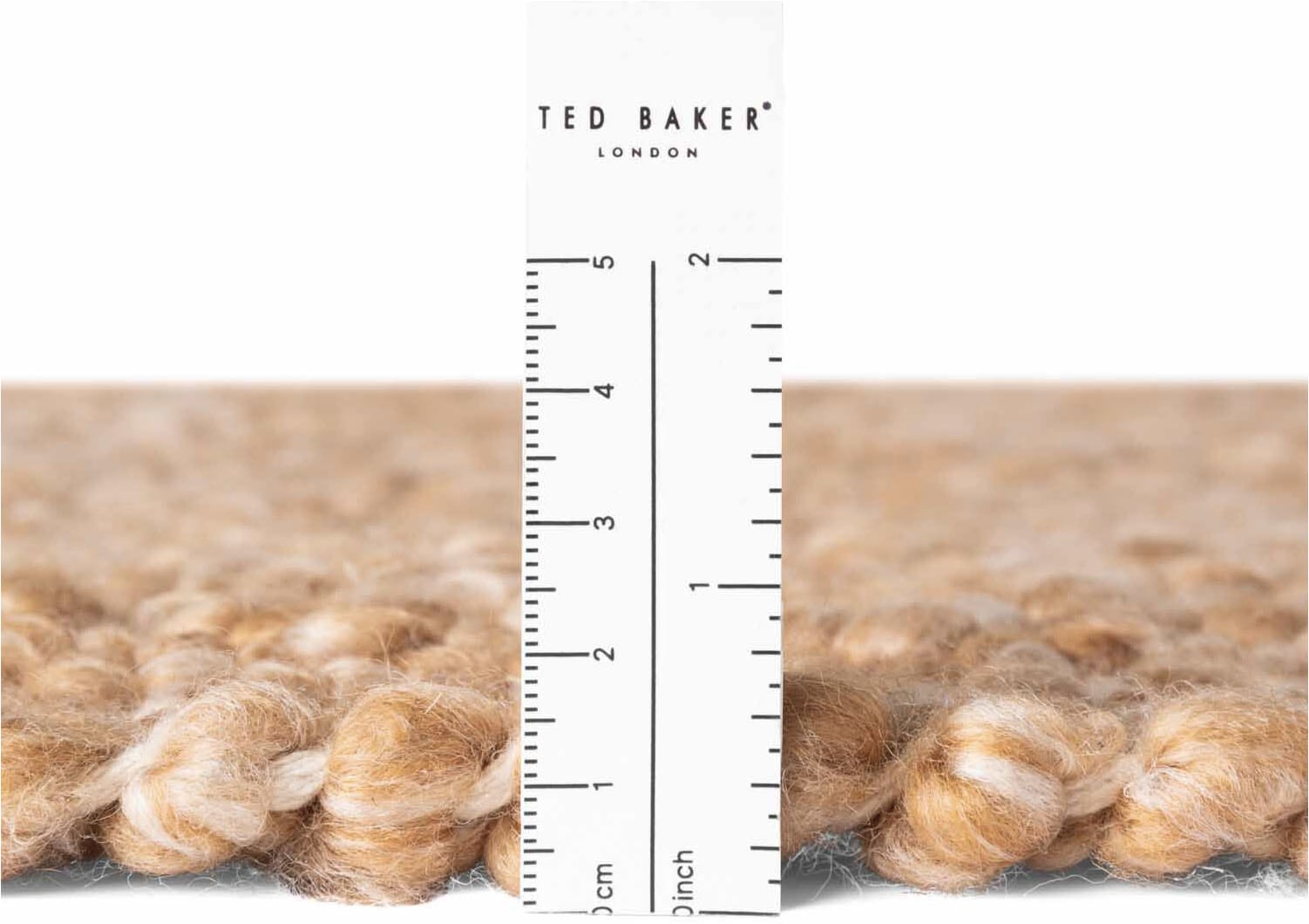 Ted Baker Teppich »Soft Bouclé Portobello , auch als Läufer« rechteckig 10 mm Höhe Woll-Optik, Bouclé Meliert, Wohnzimmer, Esszimmer, Schlafzimmer, Flur