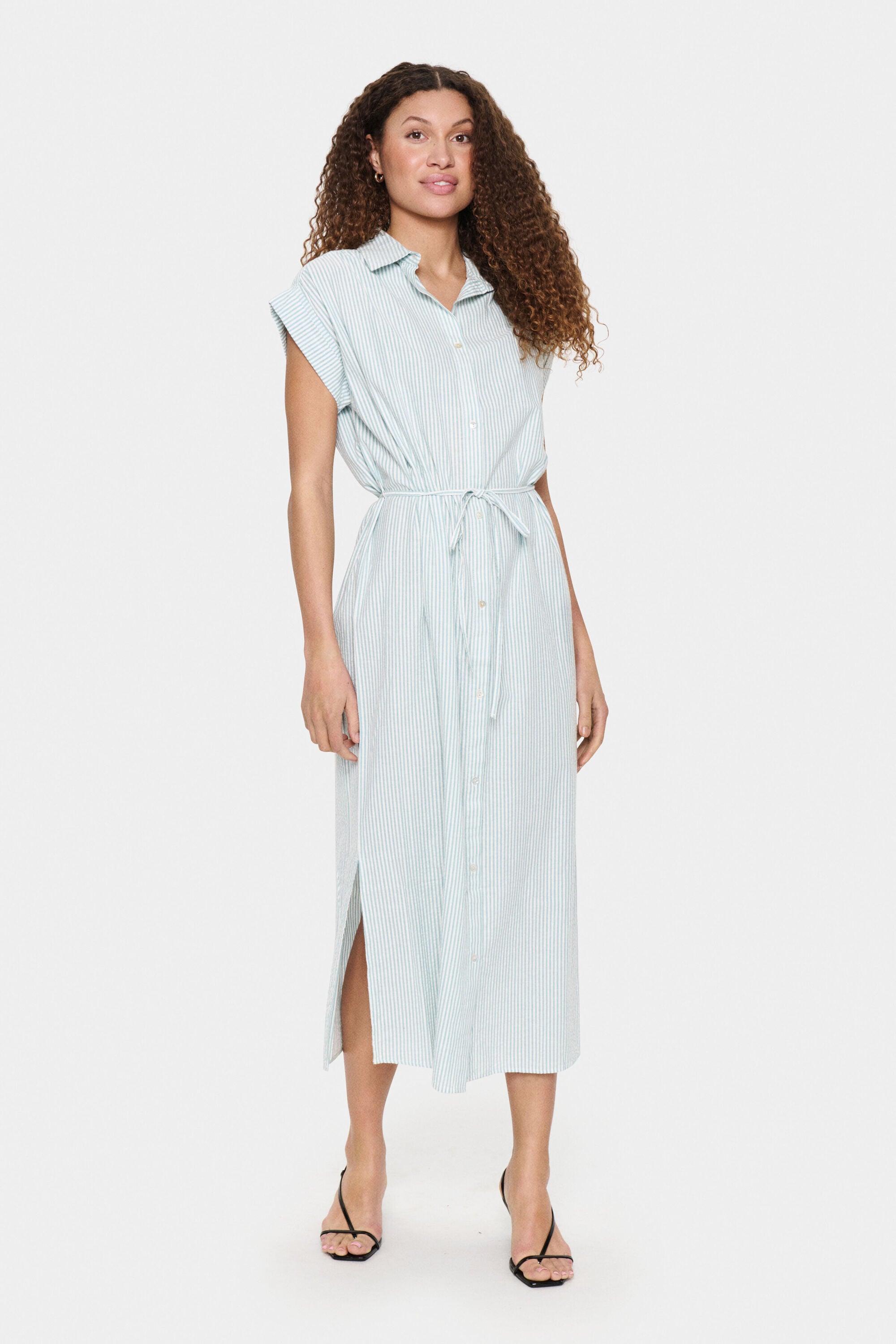 Saint Tropez Midikleid »Damen Kleid KiraSZ«