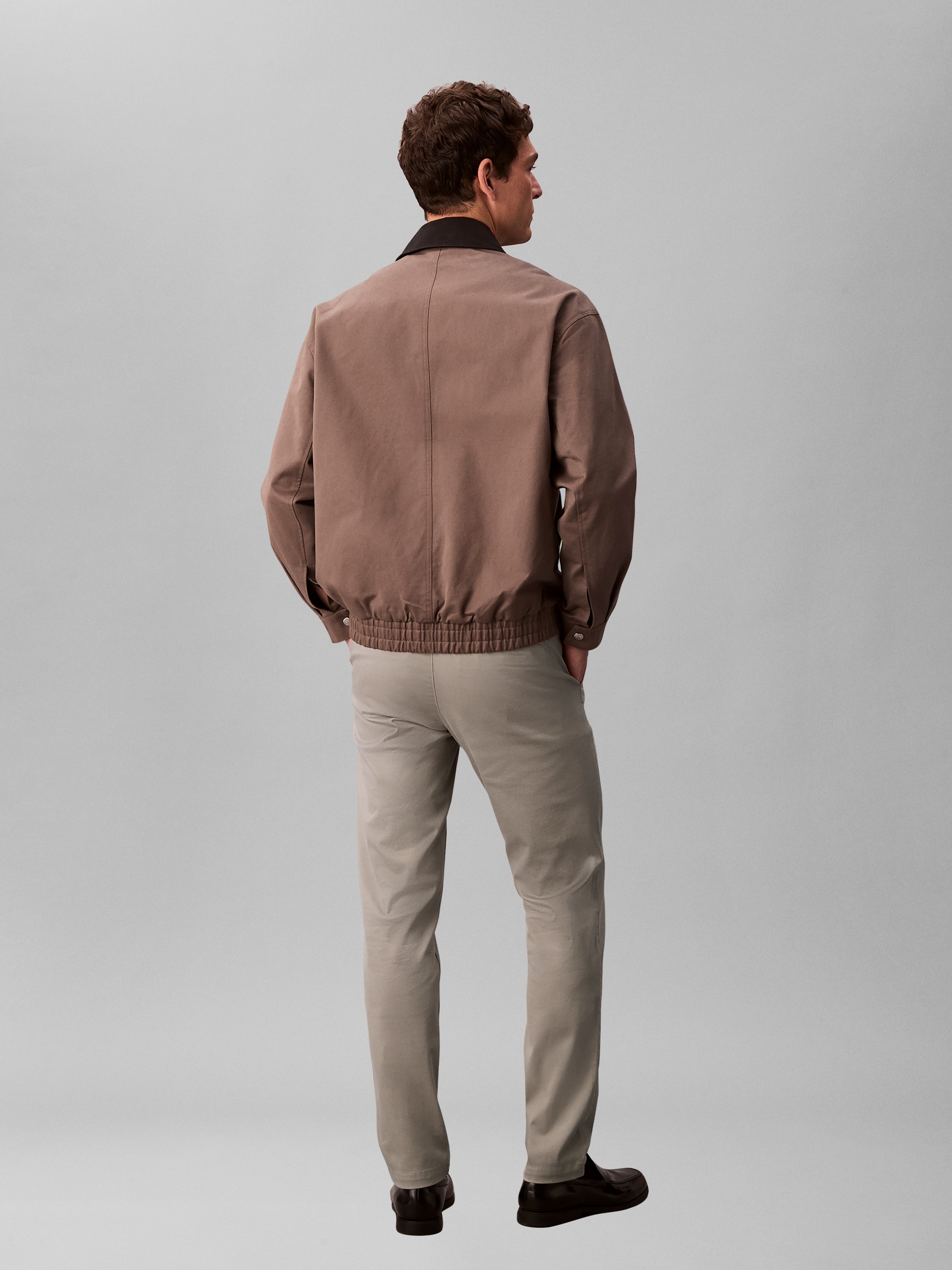 Calvin Klein Stoffhose »SLIM REFINED COTTON STRETCH TROU«  Slim fit mit Eingrifftaschen