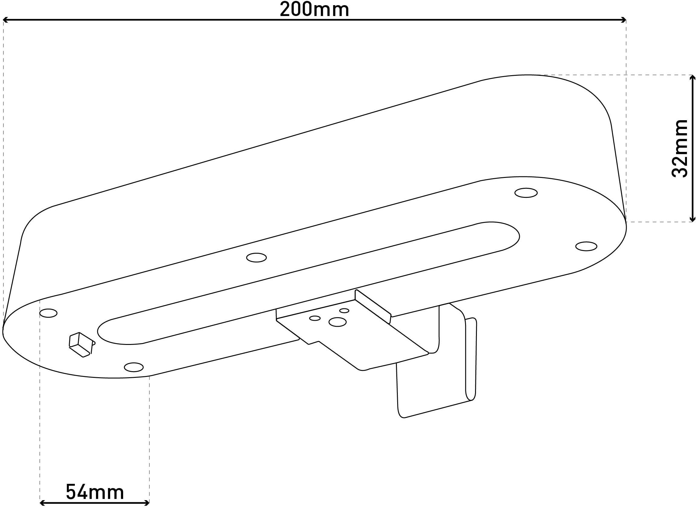 näve LED Solarleuchte »Garden Light« LED-Modul 1 Stk. Neutralweiß 3er Set Dachrinnenleuchte weiß inkl. Halterung, Schiebeschalter, IP44
