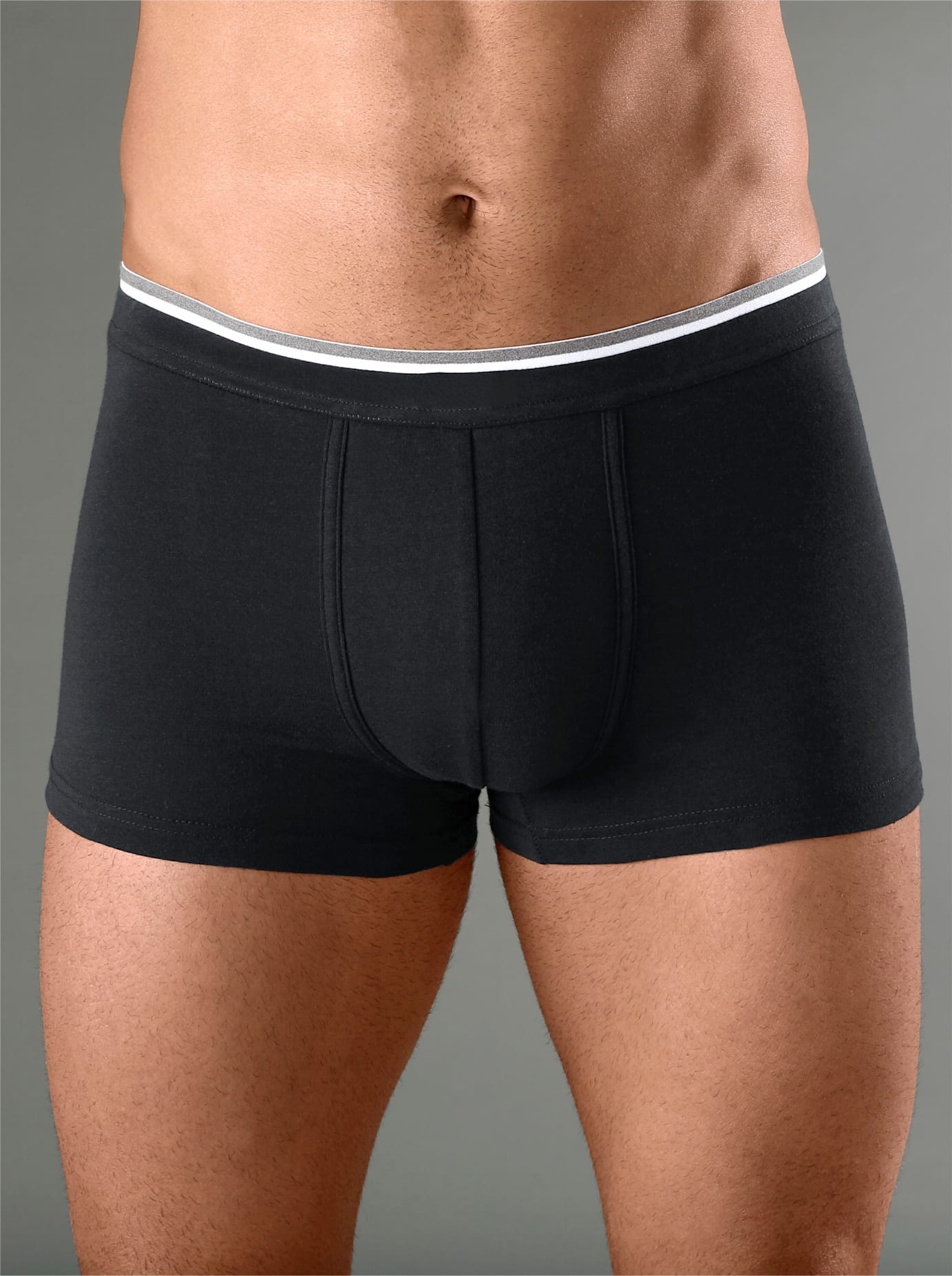 Wäschepur Herren Panty 3 Stk. tlg. in schwarz, Größe 6