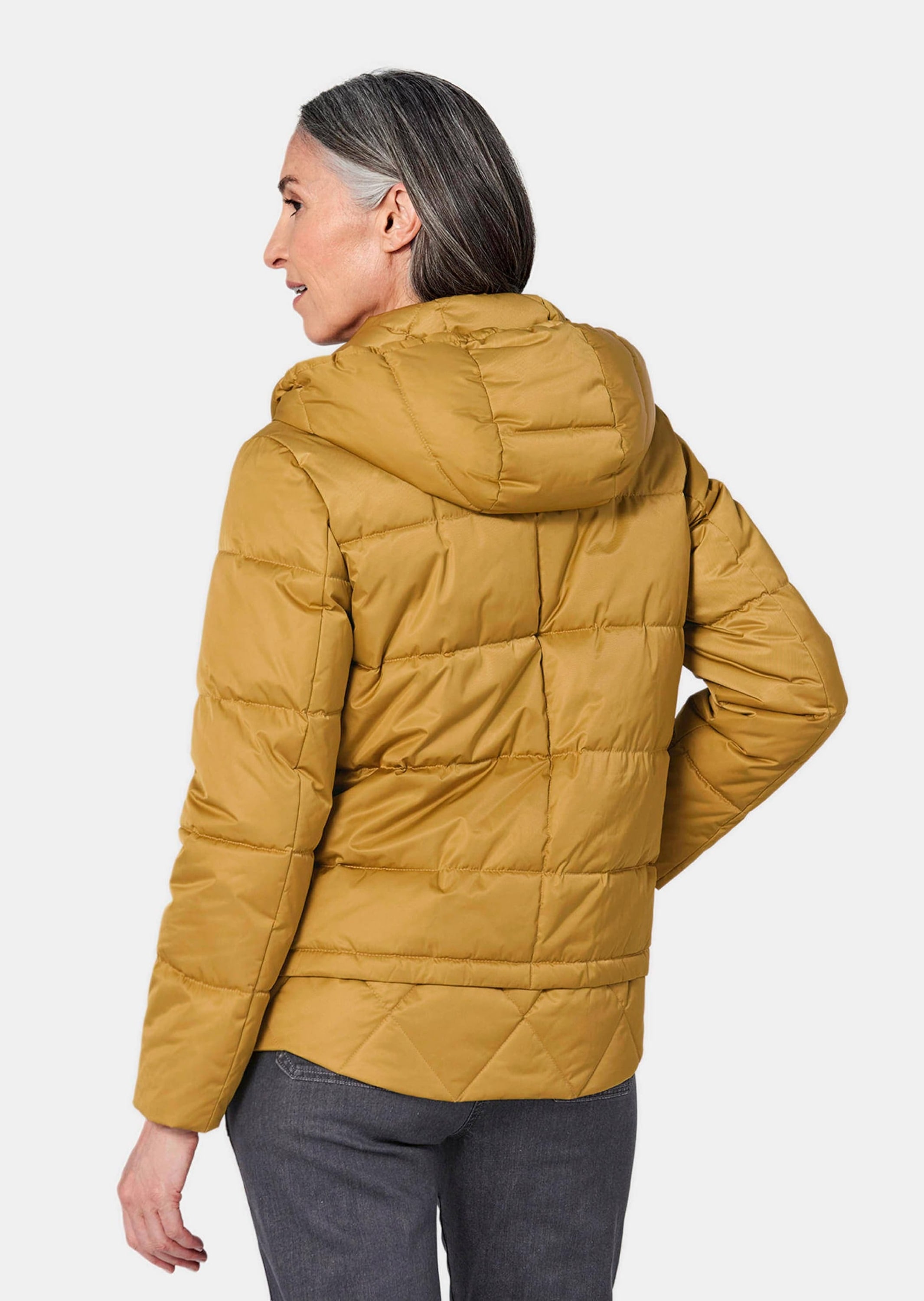 GOLDNER Kurzjacke »Steppjacke mit Kapuze«